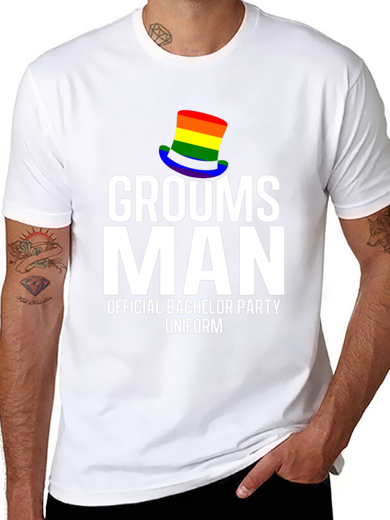 Groomsman Bachelor Party Uniform T-Shirt