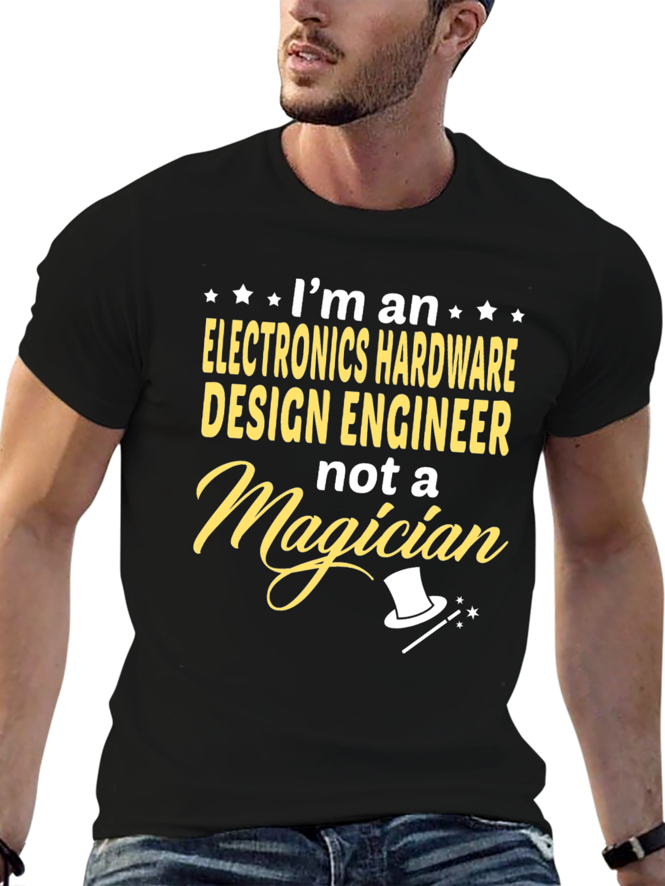 Electronics Hardware Engineer T-Shirt - Funny Magician Tee