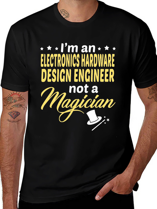 Electronics Hardware Engineer T-Shirt - Funny Magician Tee