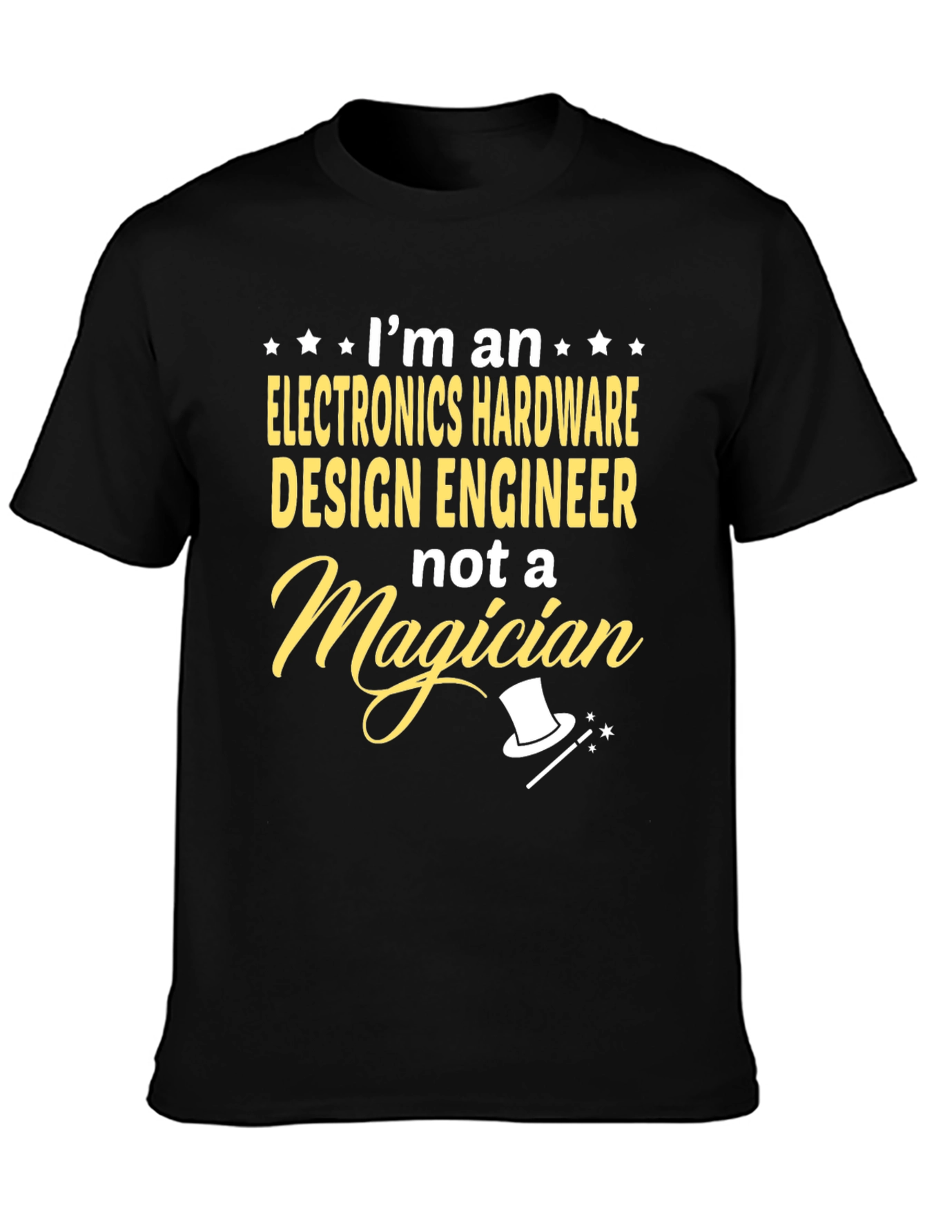 Electronics Hardware Engineer T-Shirt - Funny Magician Tee