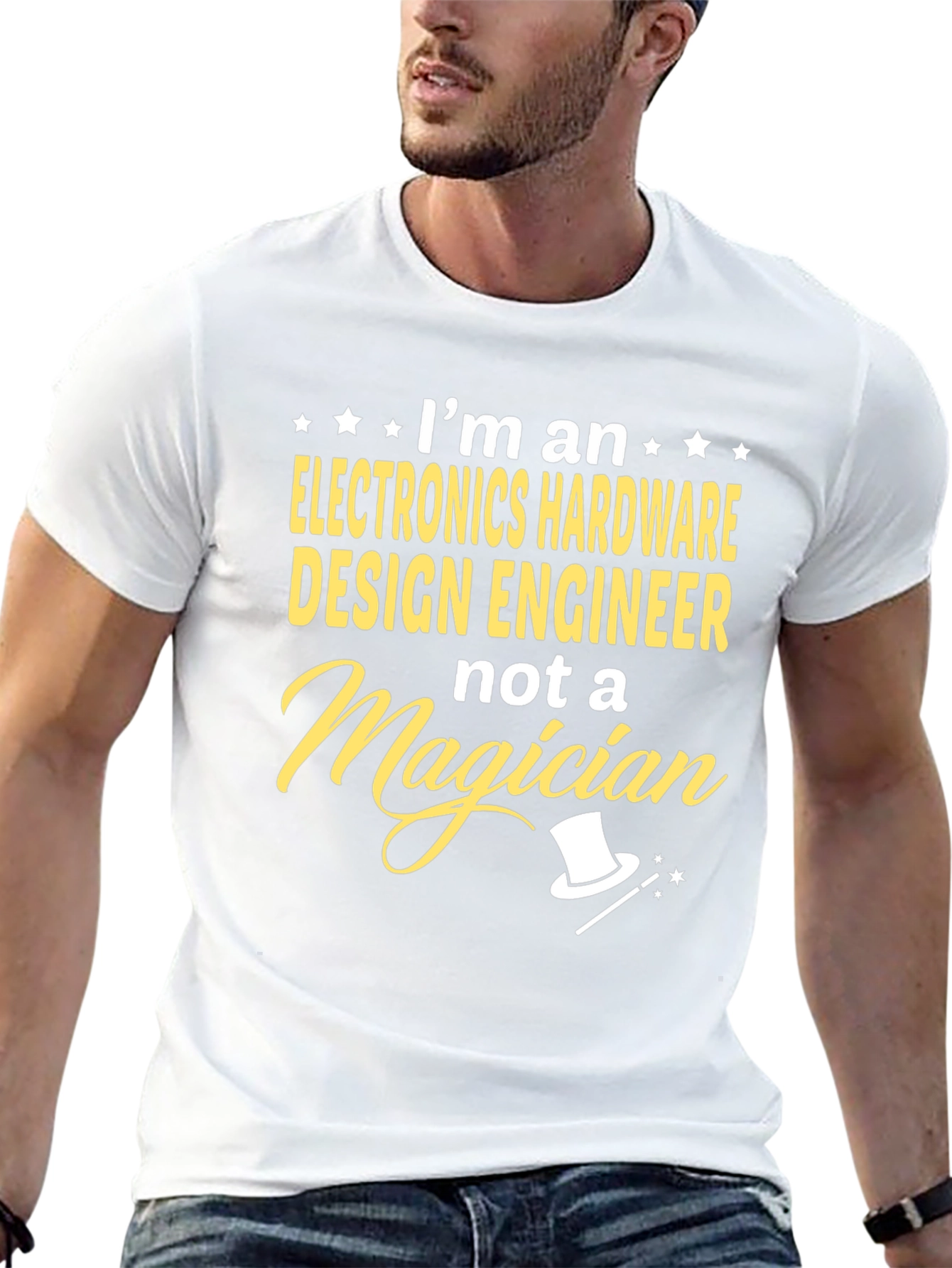 Electronics Hardware Engineer T-Shirt - Funny Magician Tee
