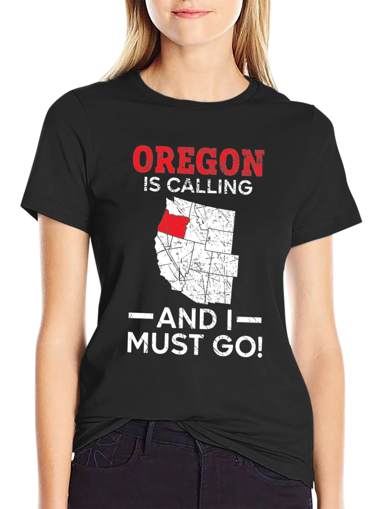 Oregon Calling T-Shirt State Pride Travel Tee