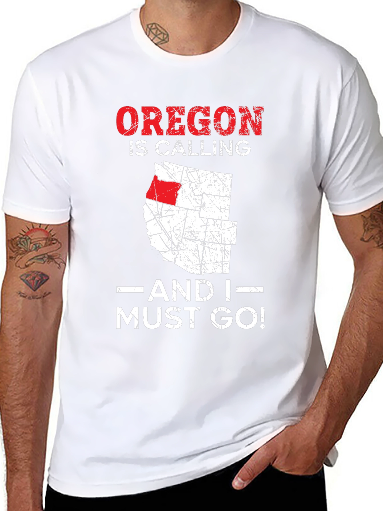 Oregon Calling T-Shirt State Pride Travel Tee