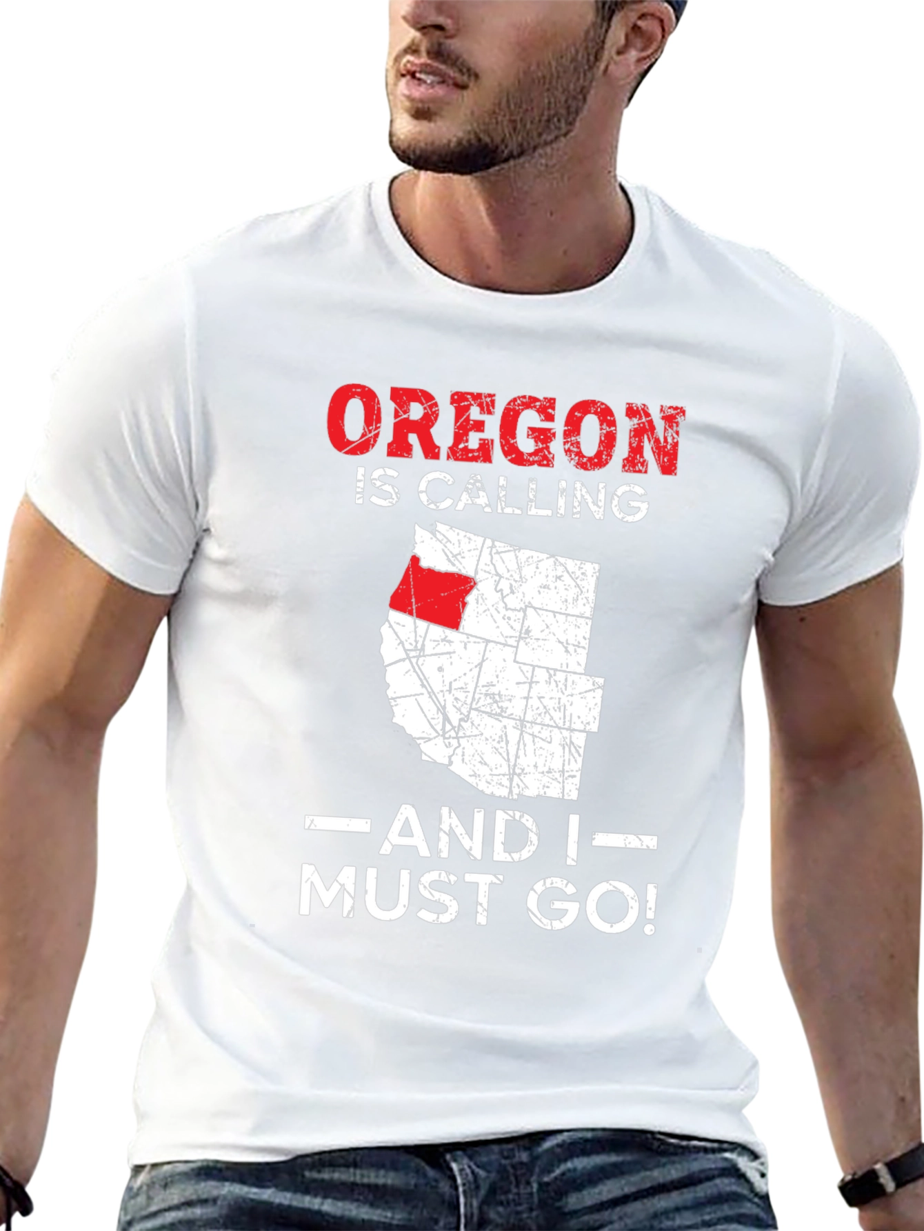 Oregon Calling T-Shirt State Pride Travel Tee