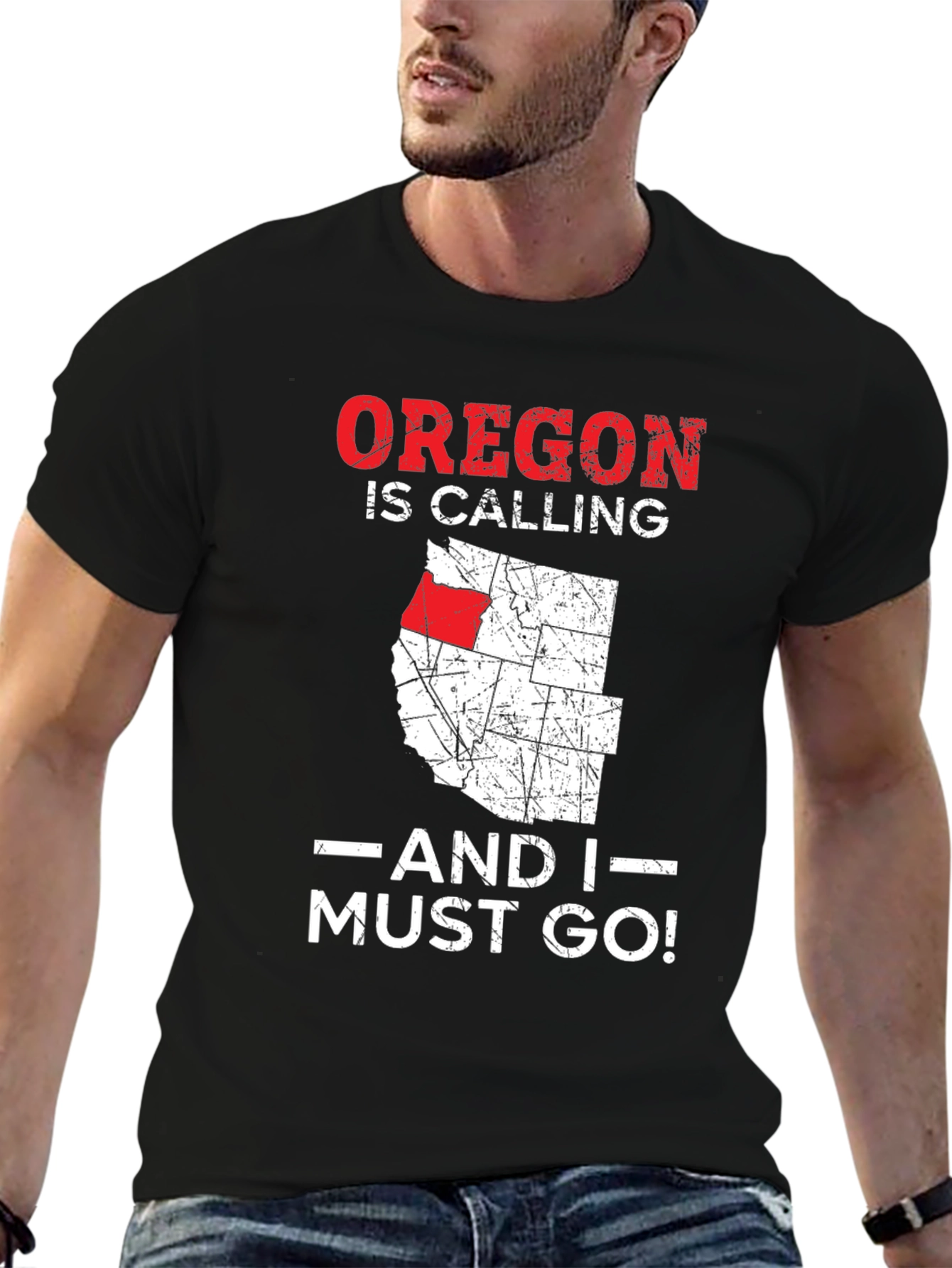 Oregon Calling T-Shirt State Pride Travel Tee