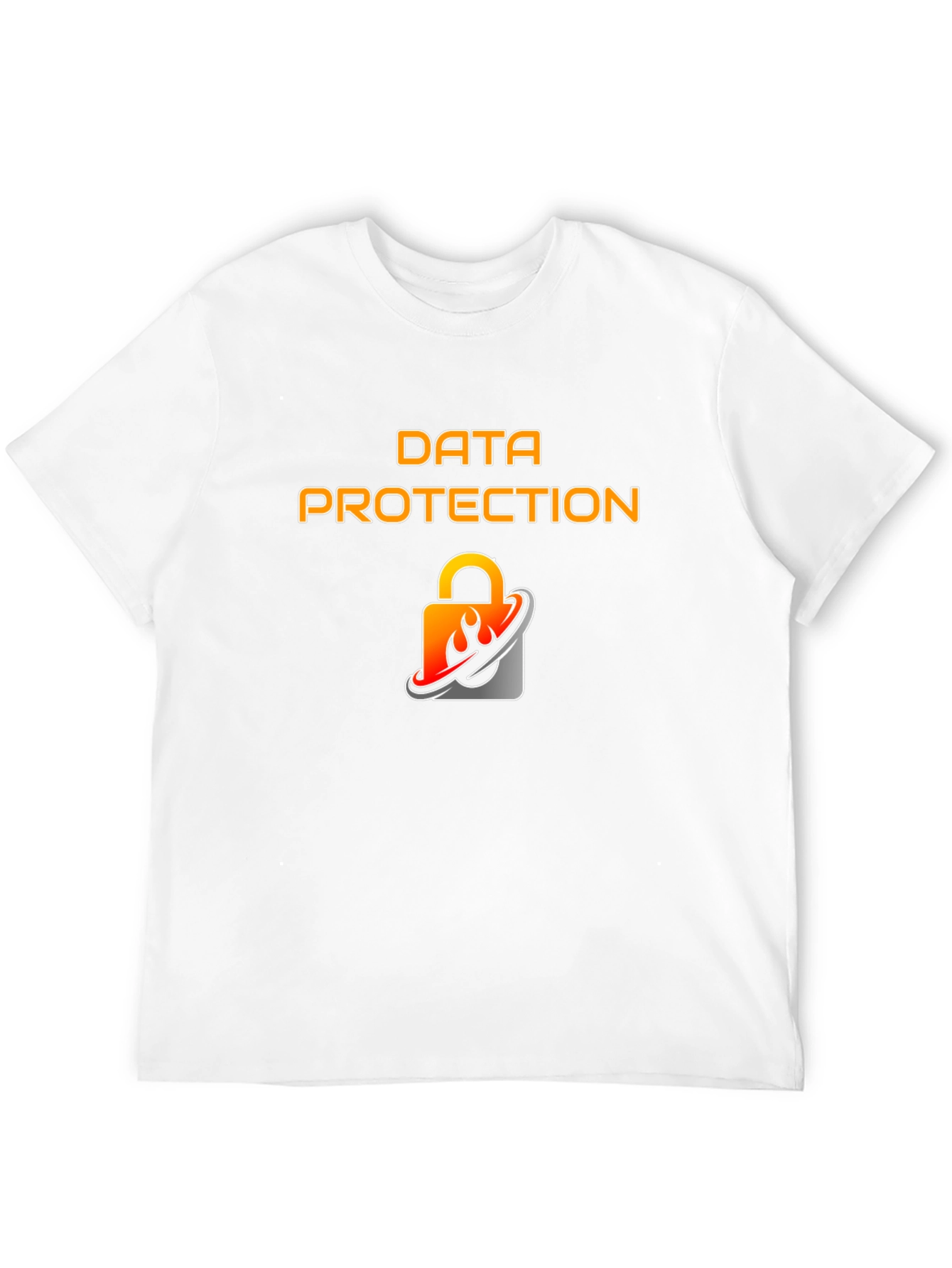Data Protection Graphic Black T-Shirt