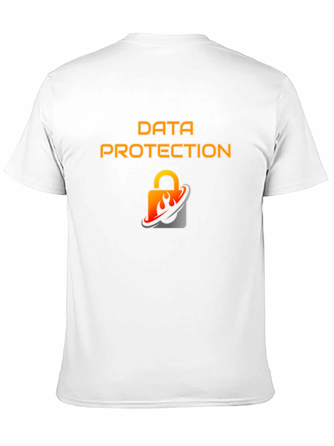 Data Protection Graphic Black T-Shirt