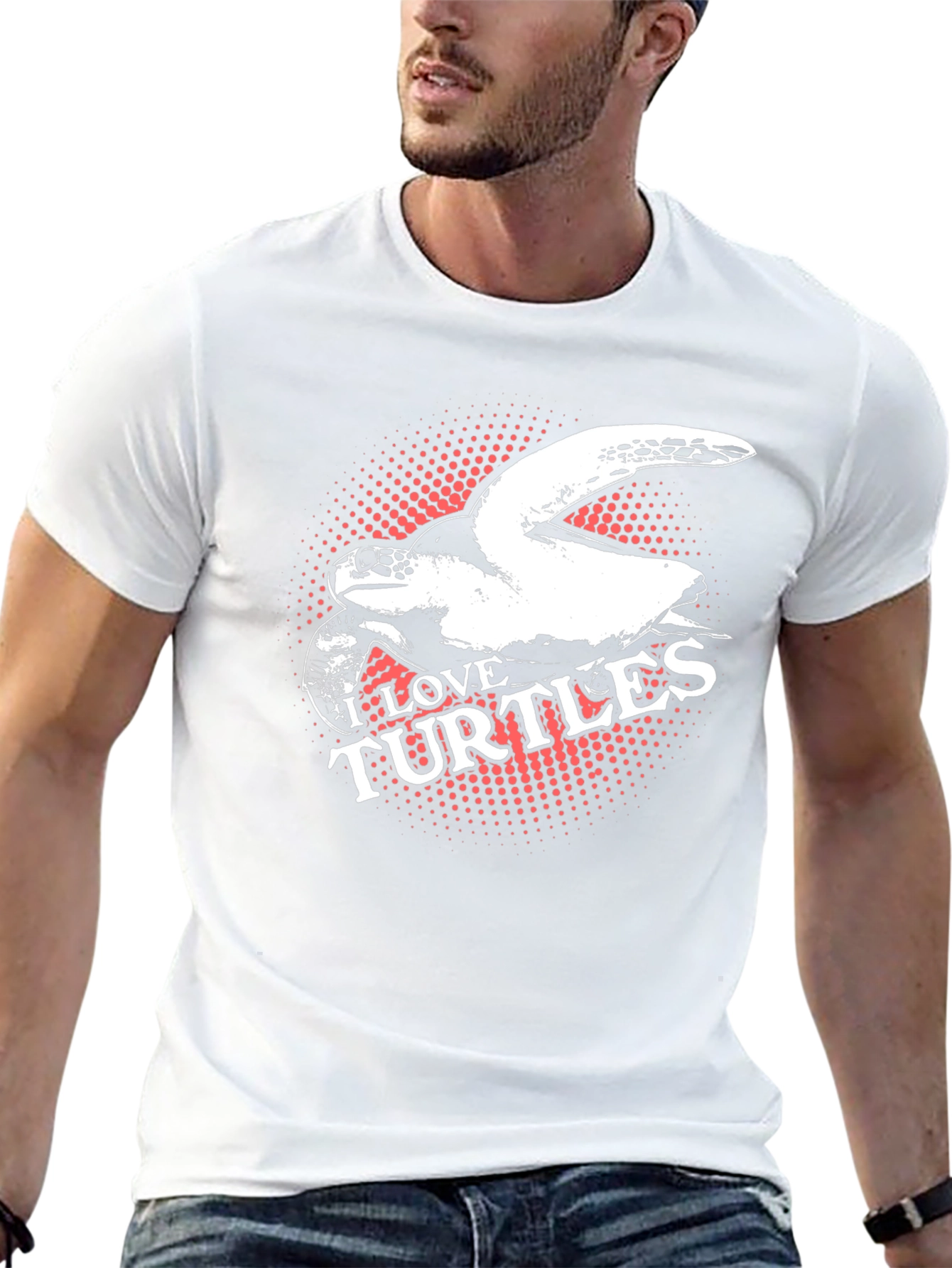 I Love Turtles Graphic Tee