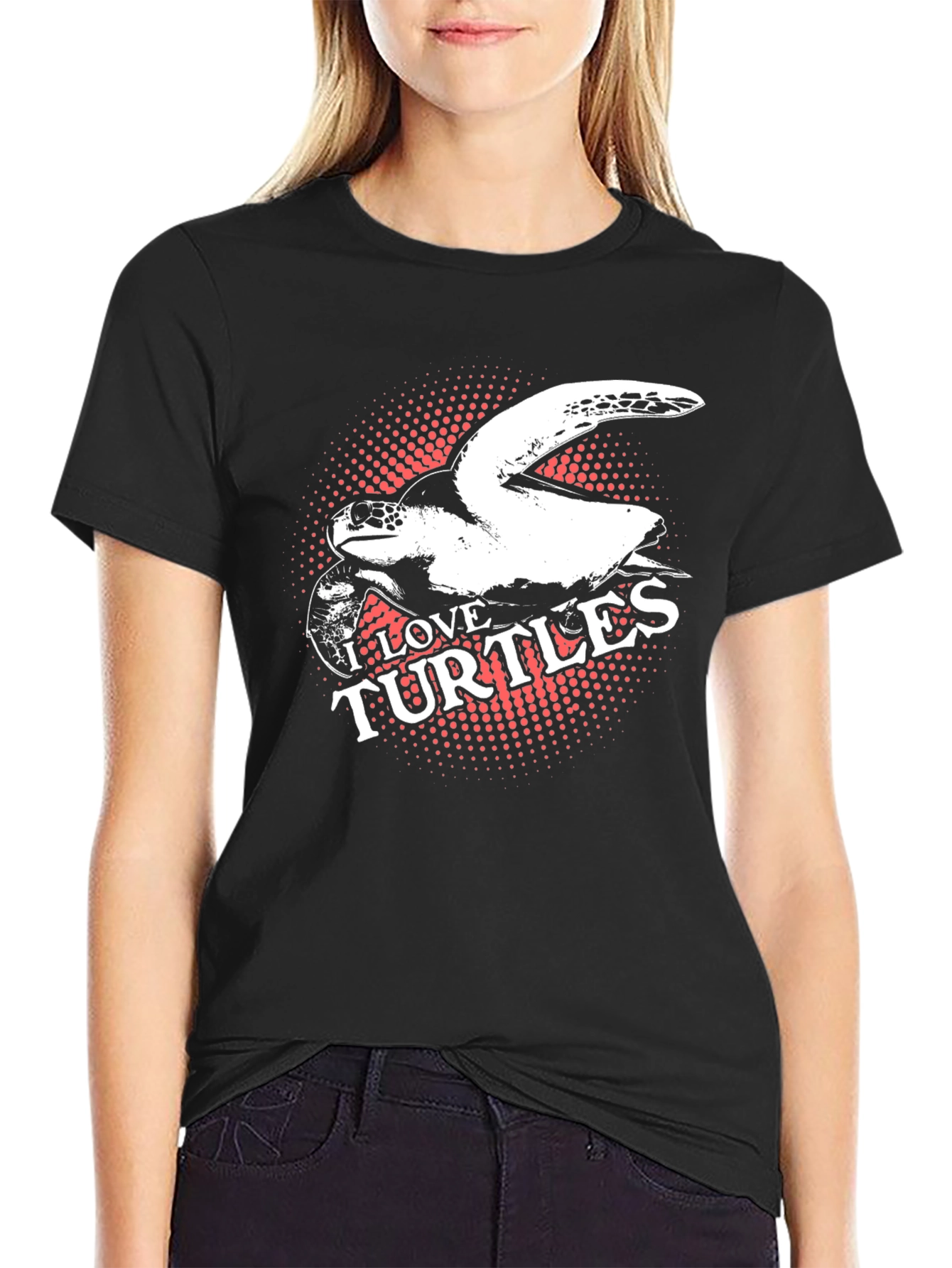 I Love Turtles Graphic Tee