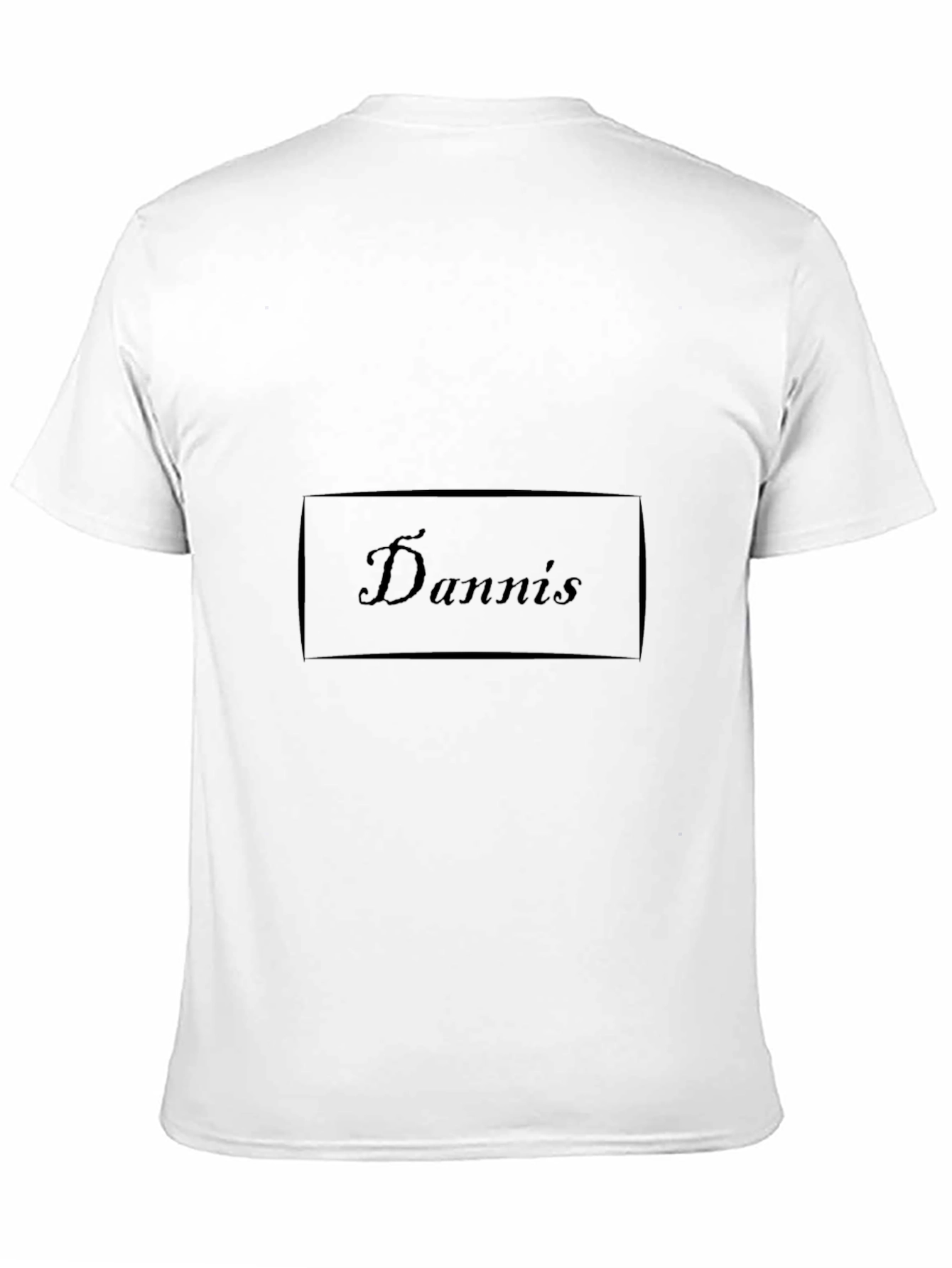 Dannis Graphic T-Shirt - Soft Black Cotton Casual Tee
