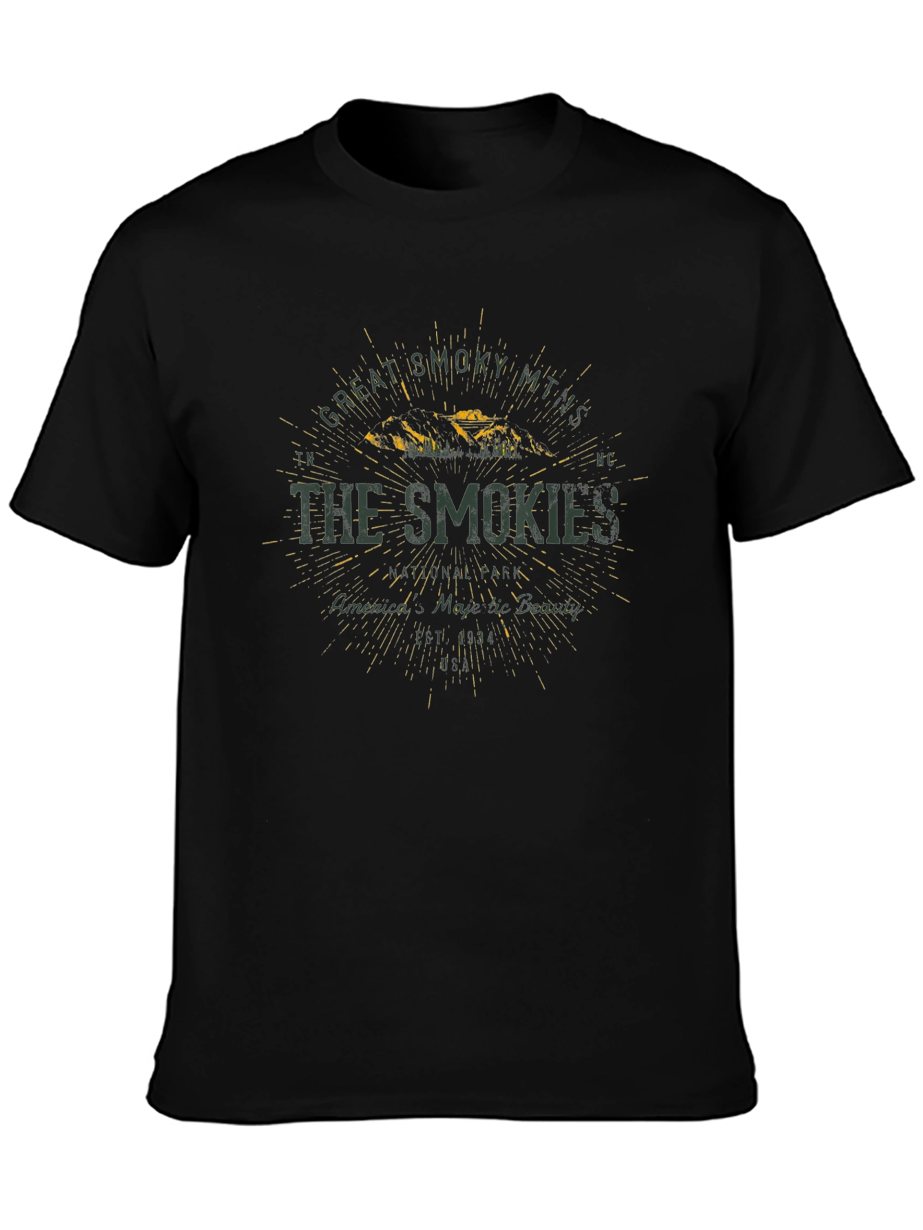 Great Smokies Graphic Tee - Black