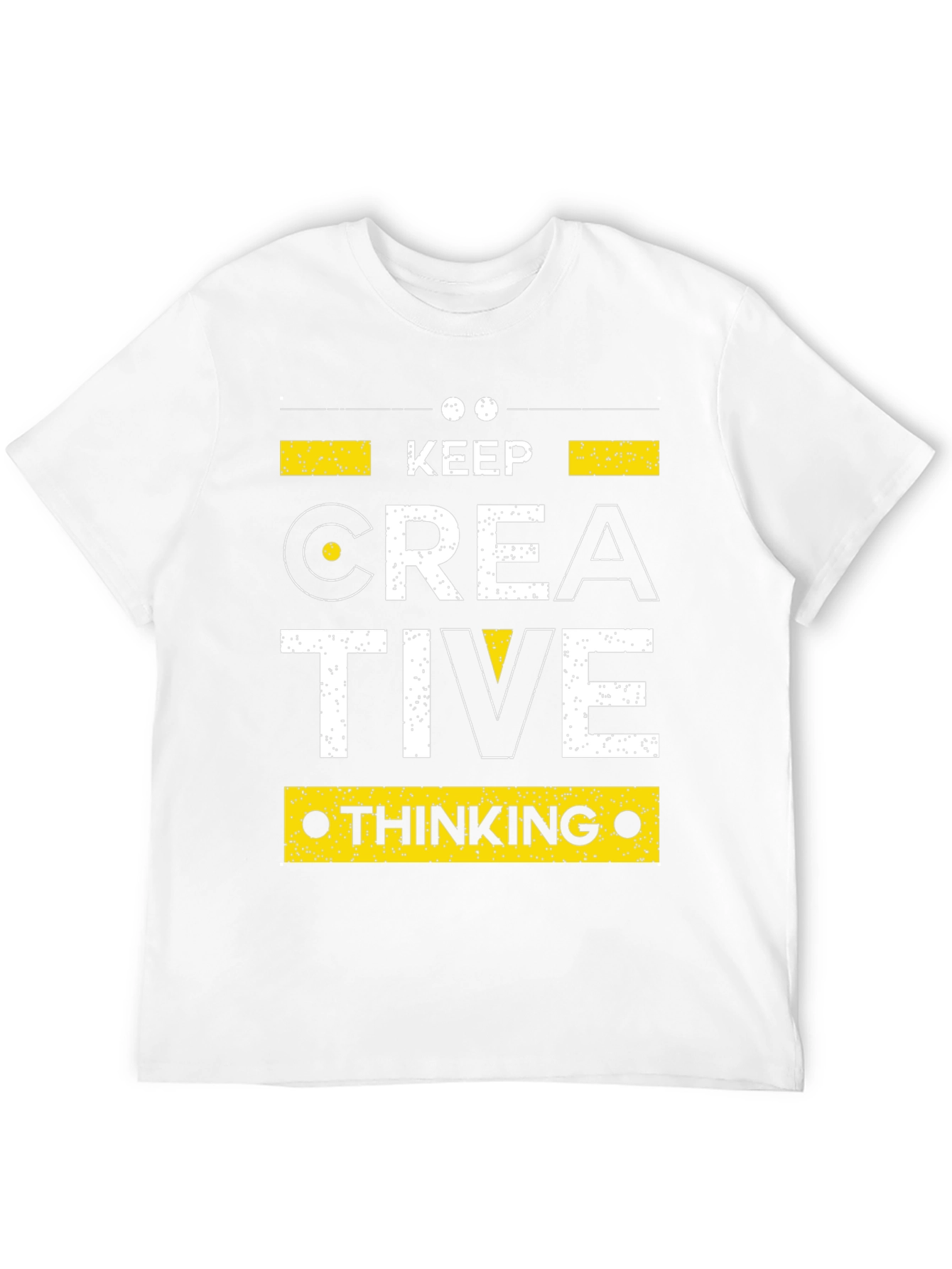 Keep Creative Thinking Black Graphic Tee