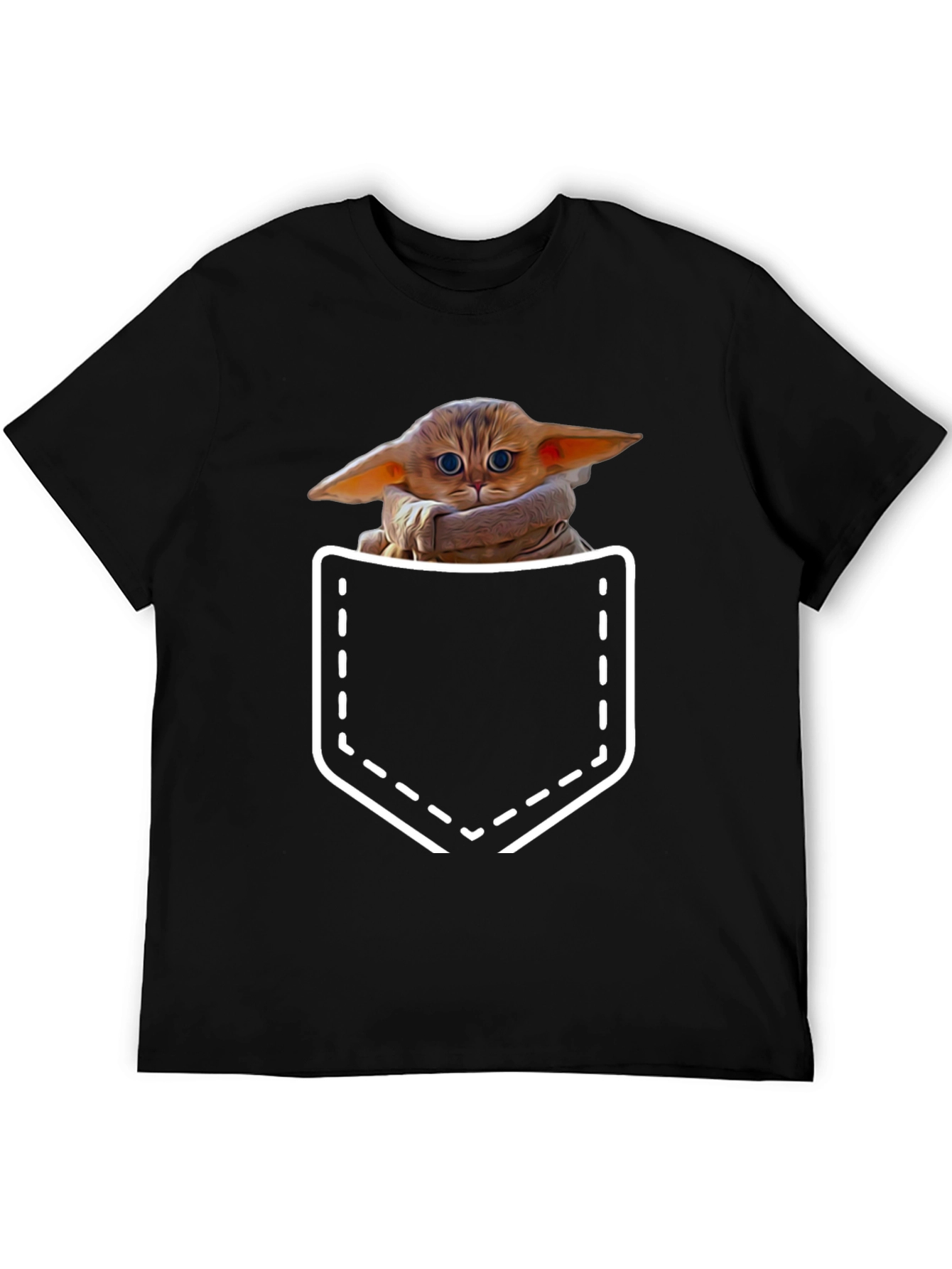 Grogu Pocket T-Shirt - The Child Cute Design