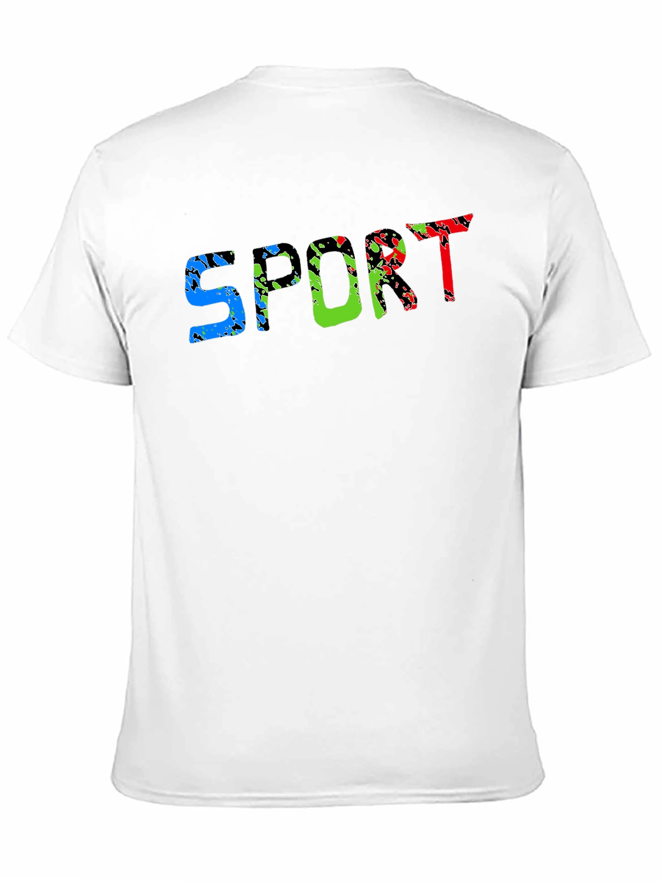 Mens Black Sport Graphic Tee