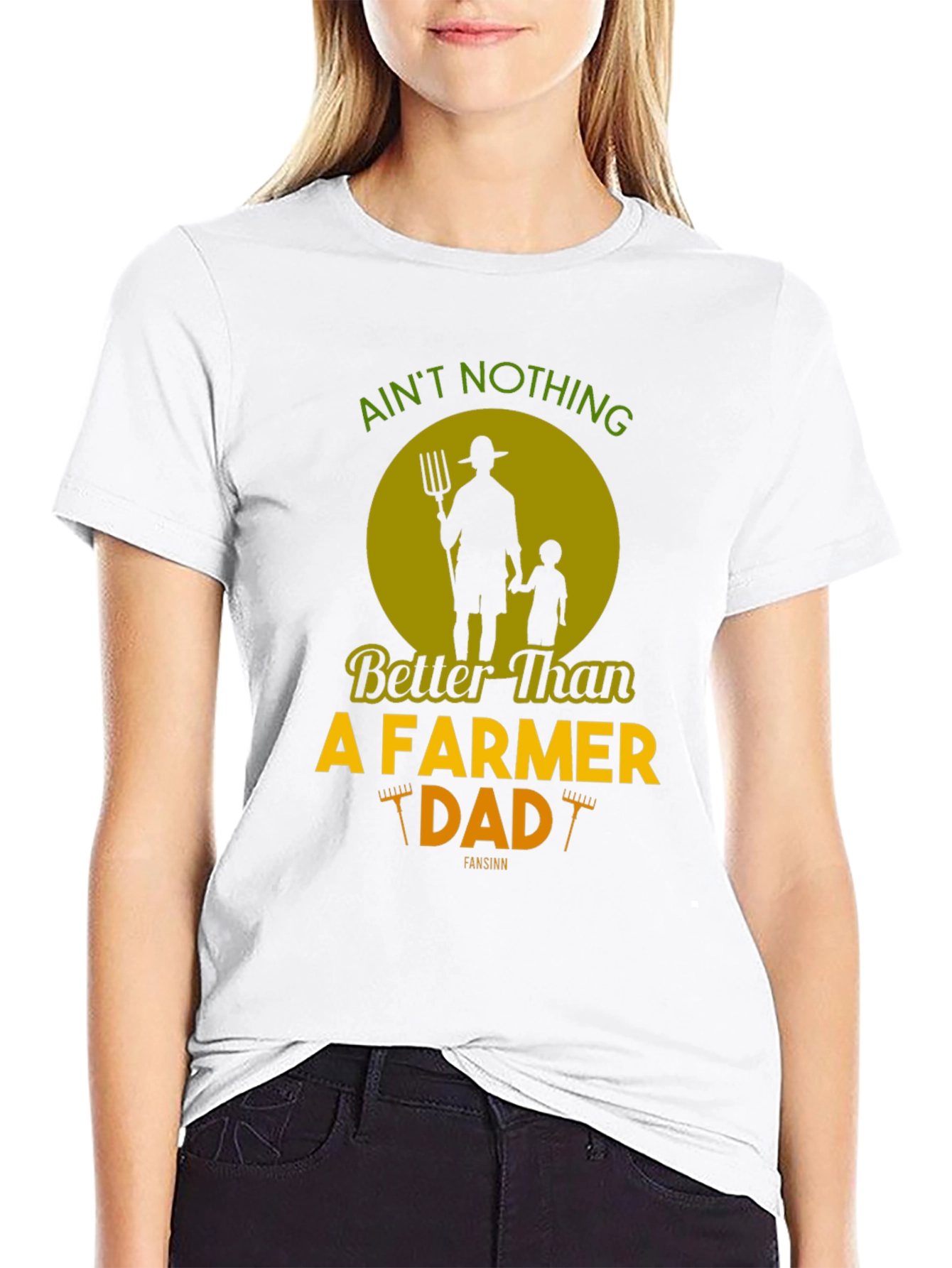 Farmer Dad Graphic Tee - Fathers Day Gift