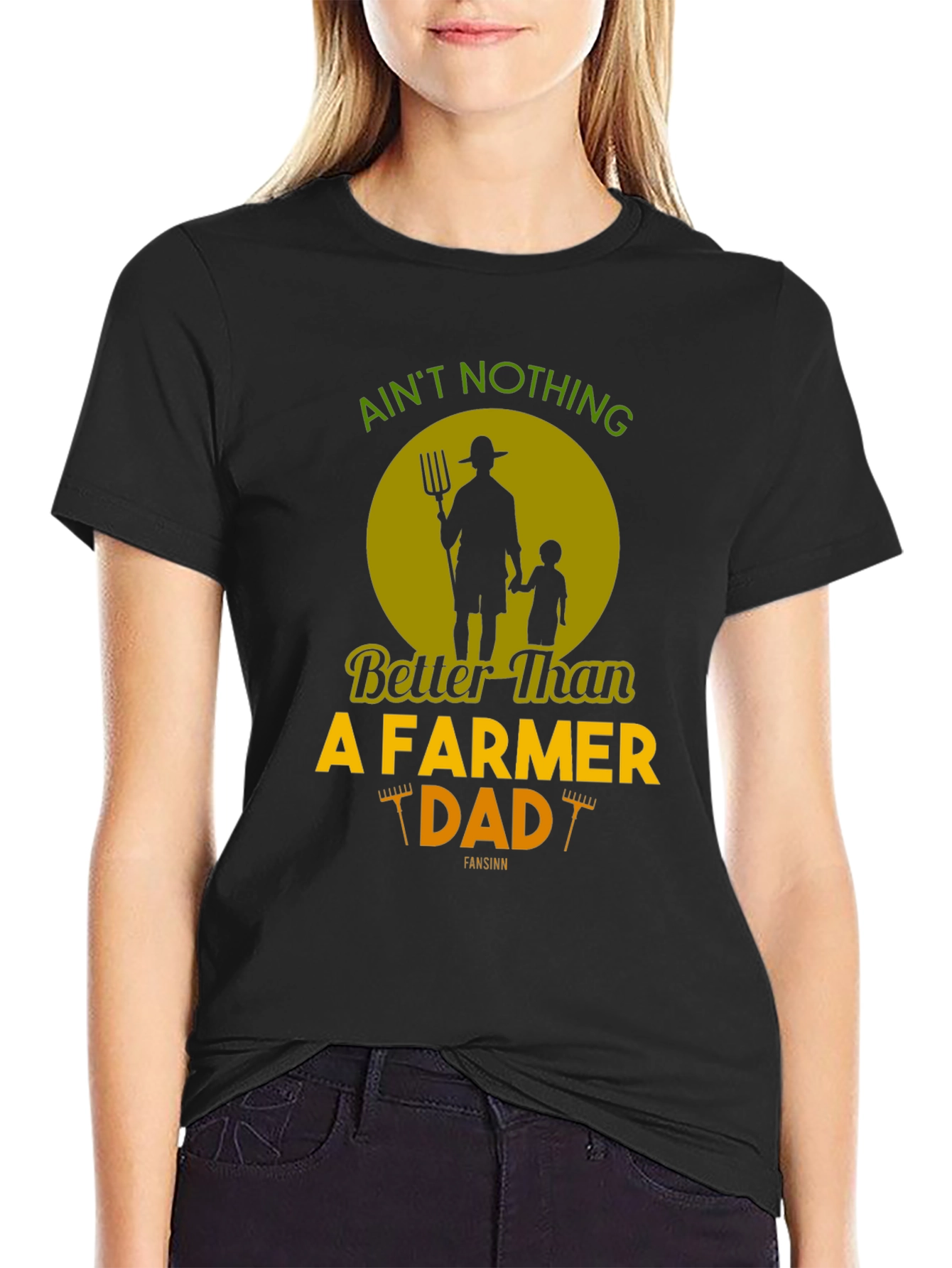 Farmer Dad Graphic Tee - Fathers Day Gift