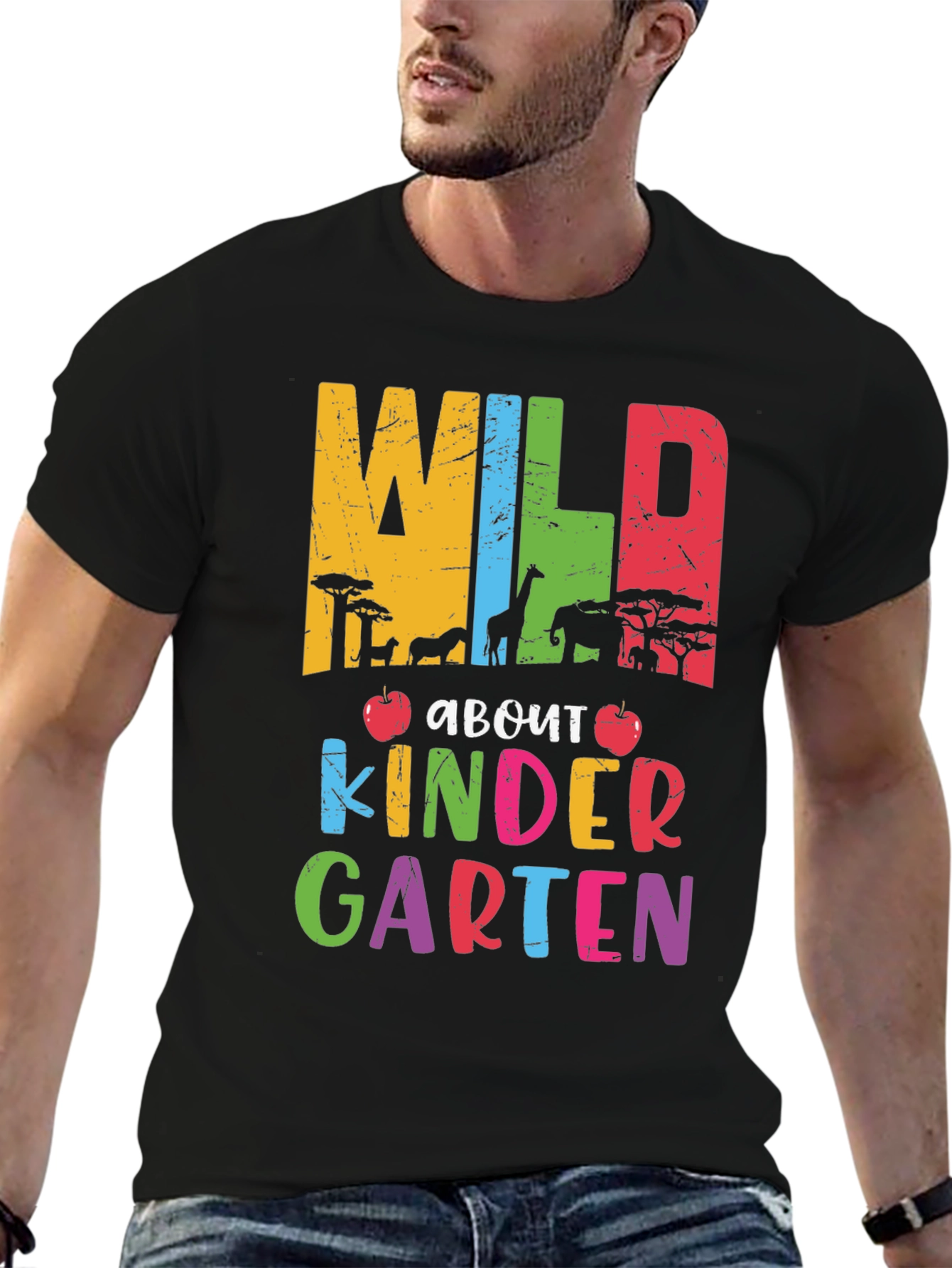 Wild About Kindergarten Teacher T-Shirt