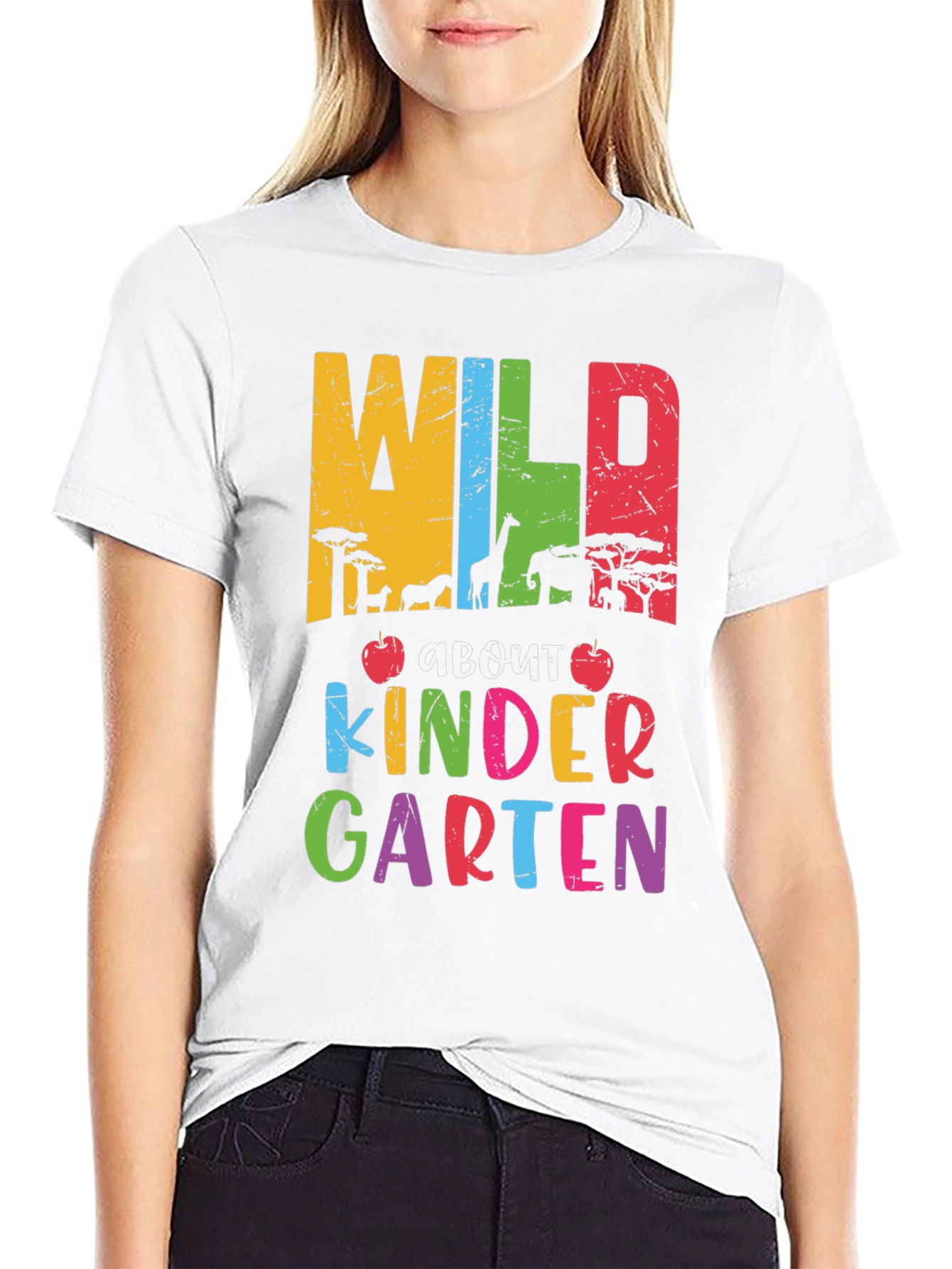Wild About Kindergarten Teacher T-Shirt