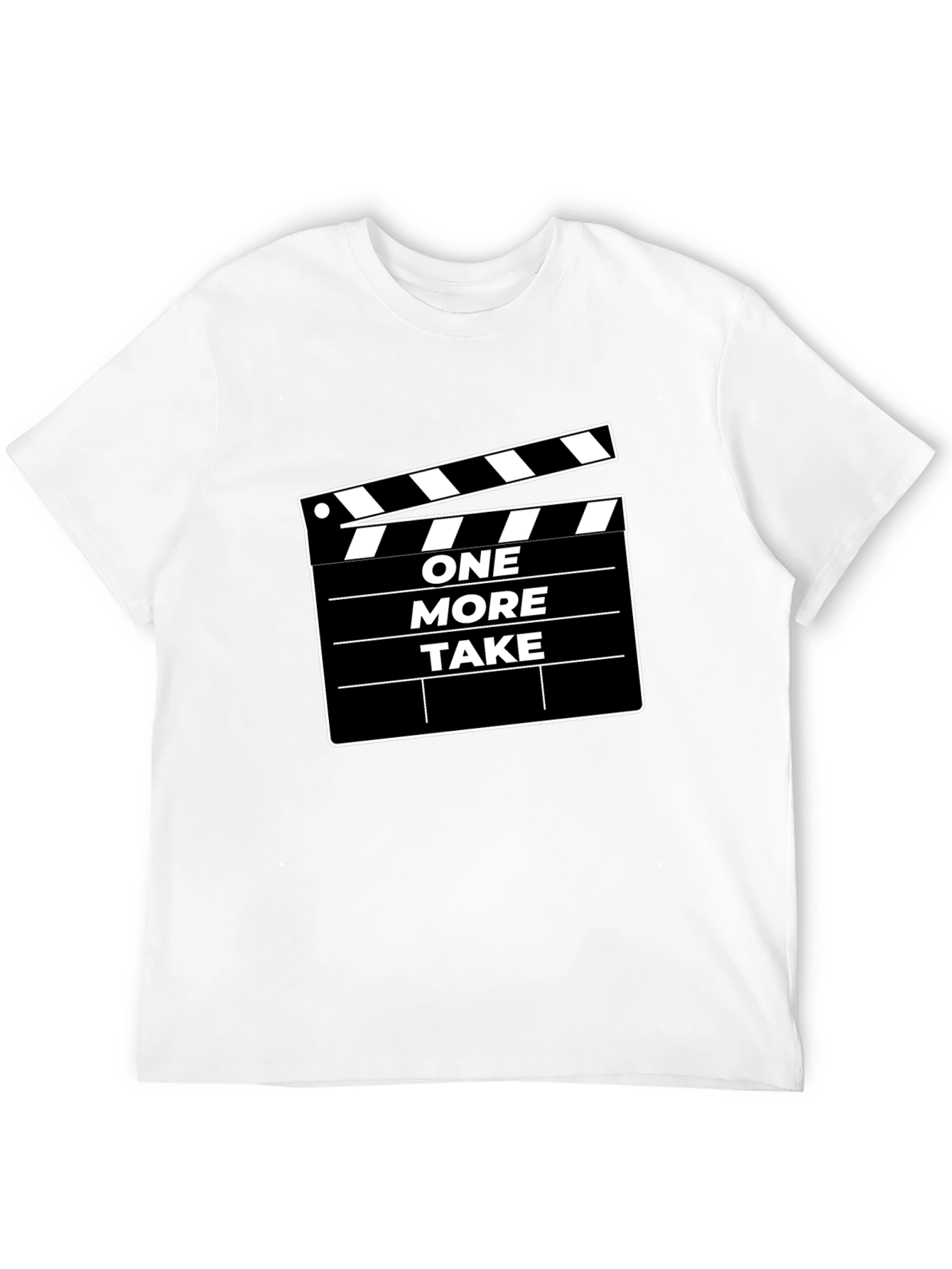 One More Take Black Graphic Tee