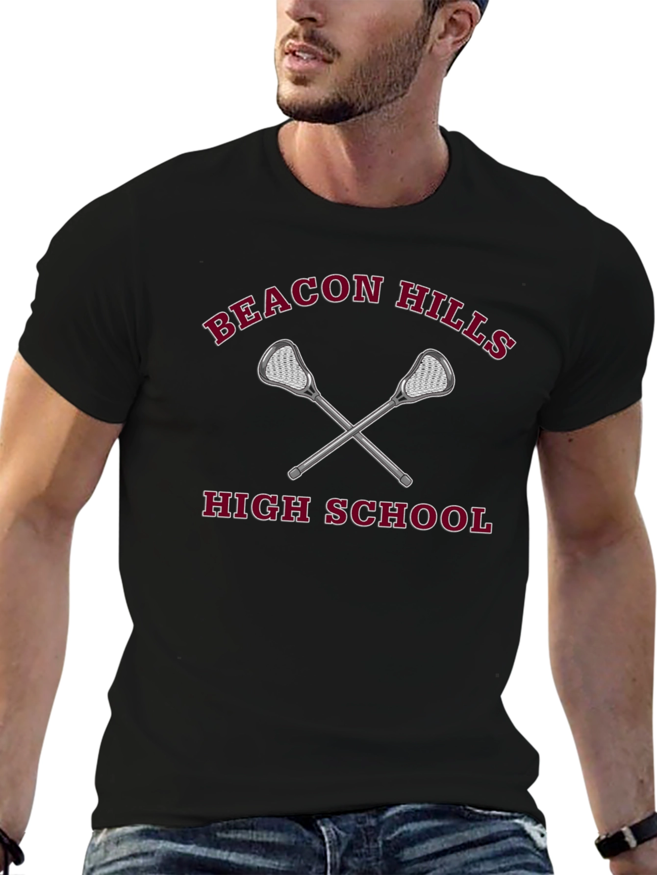 Beacon Hills High School Lacrosse Graphic T-Shirt