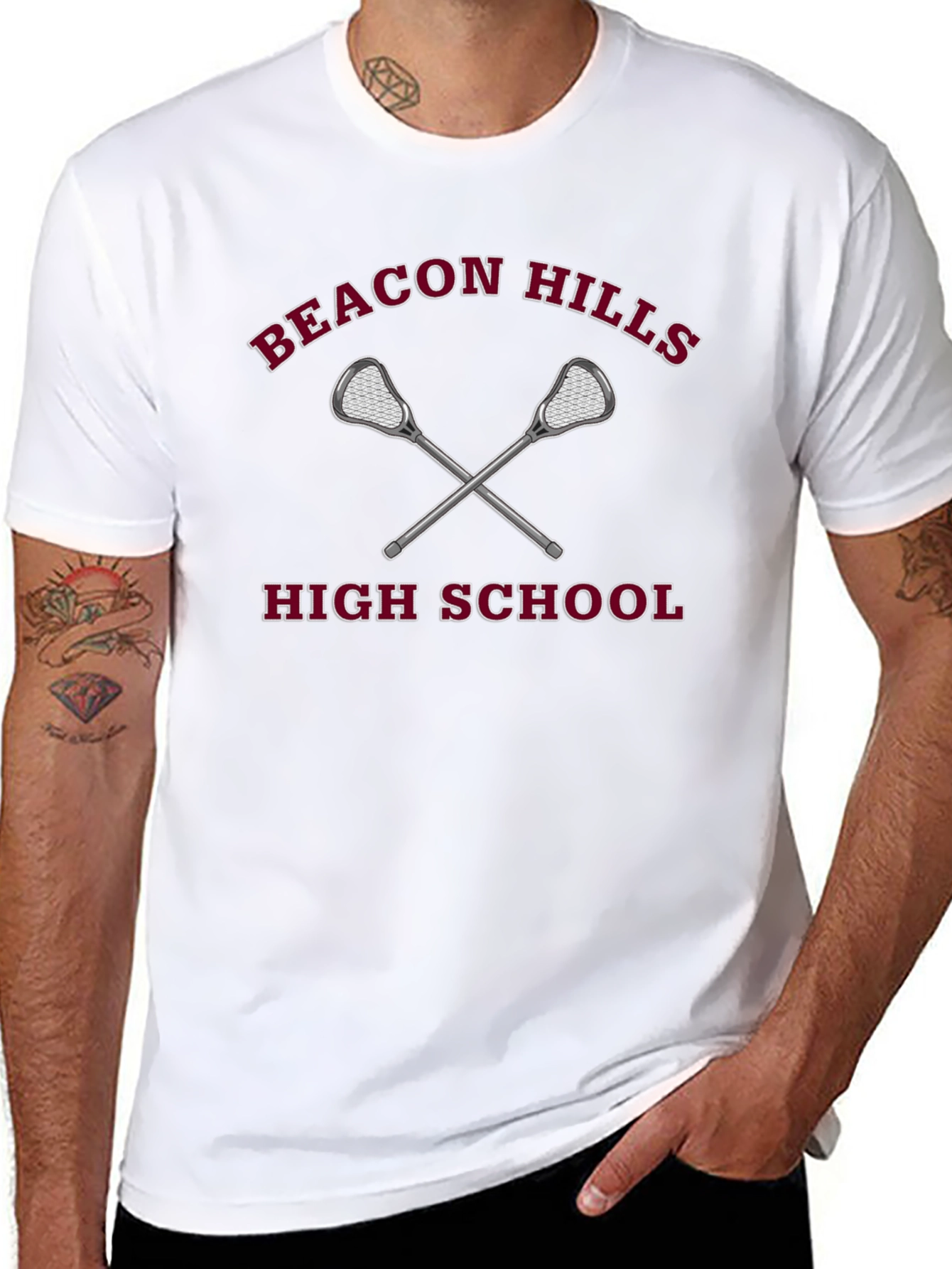 Beacon Hills High School Lacrosse Graphic T-Shirt