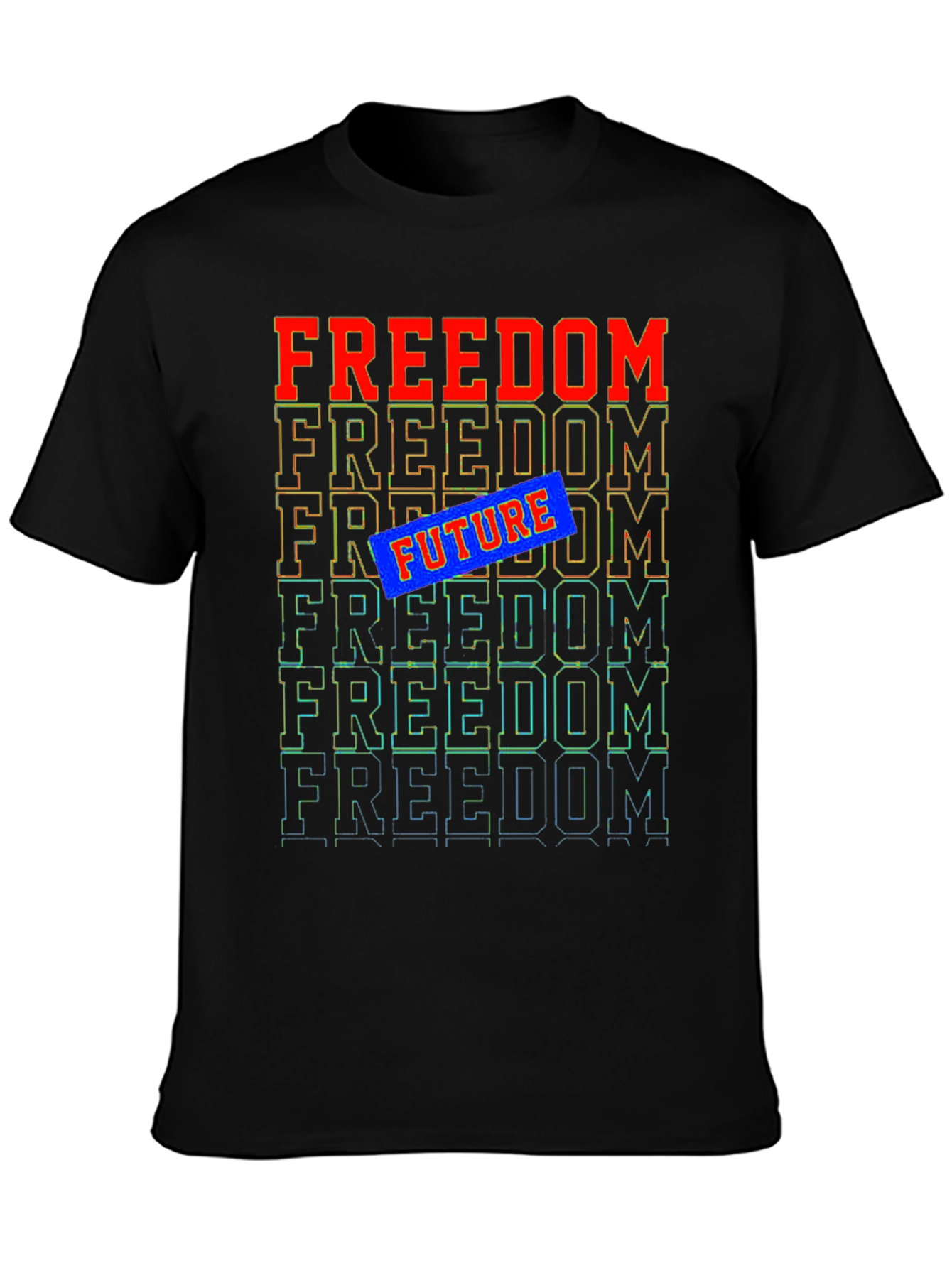 Freedom Future Graphic Tee - Stylish Comfort