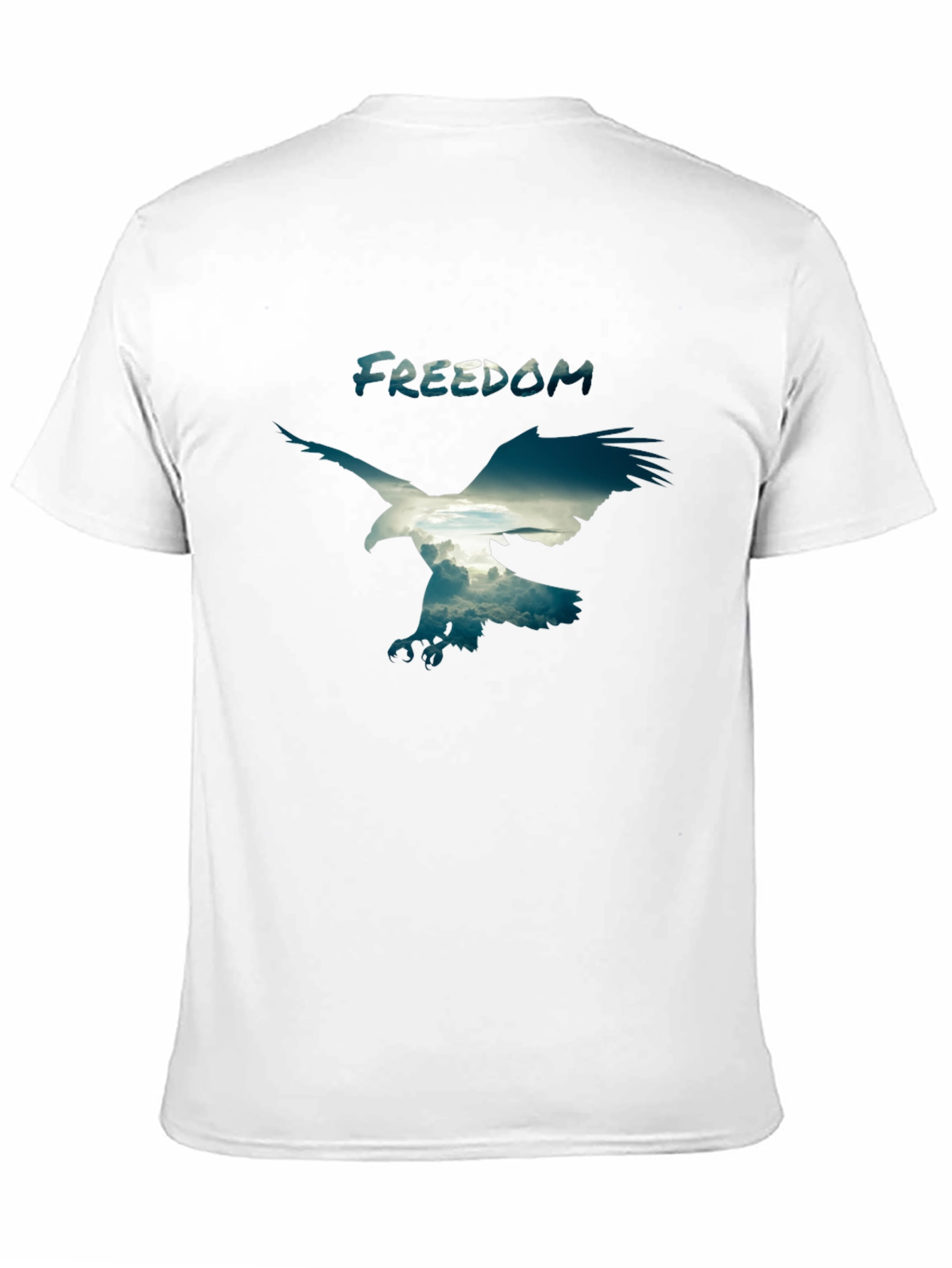 Freedom Eagle Graphic Black T-Shirt