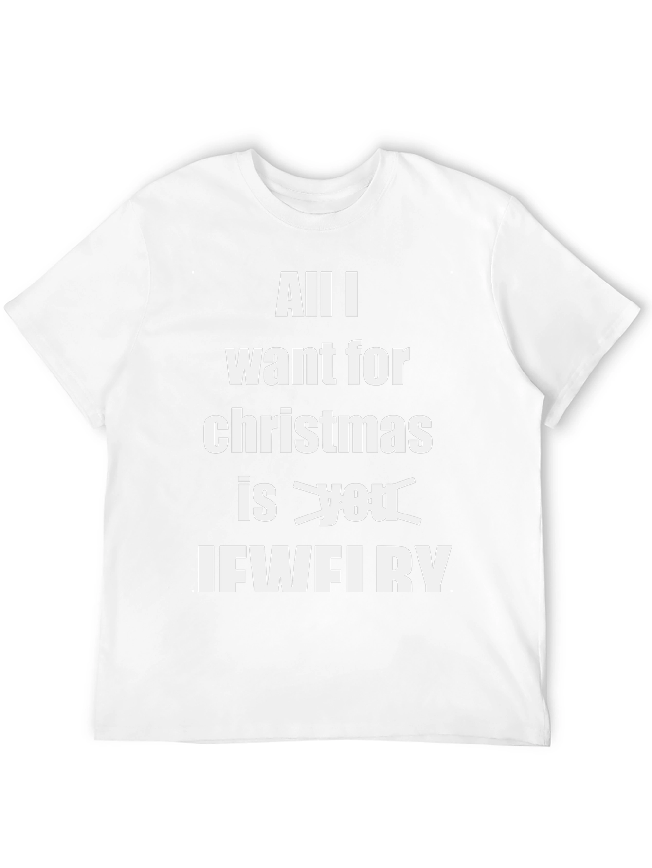 Funny Christmas T-Shirt: All I Want Is IFWFIRY