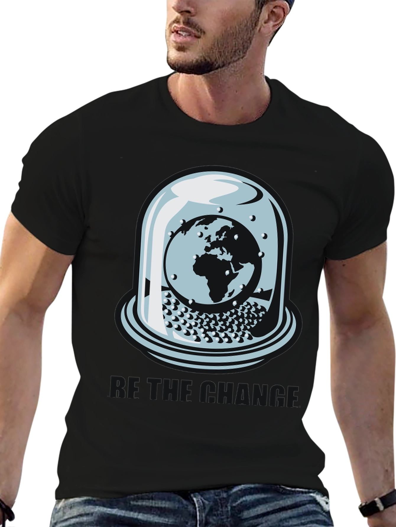 World Under Glass Black T-Shirt