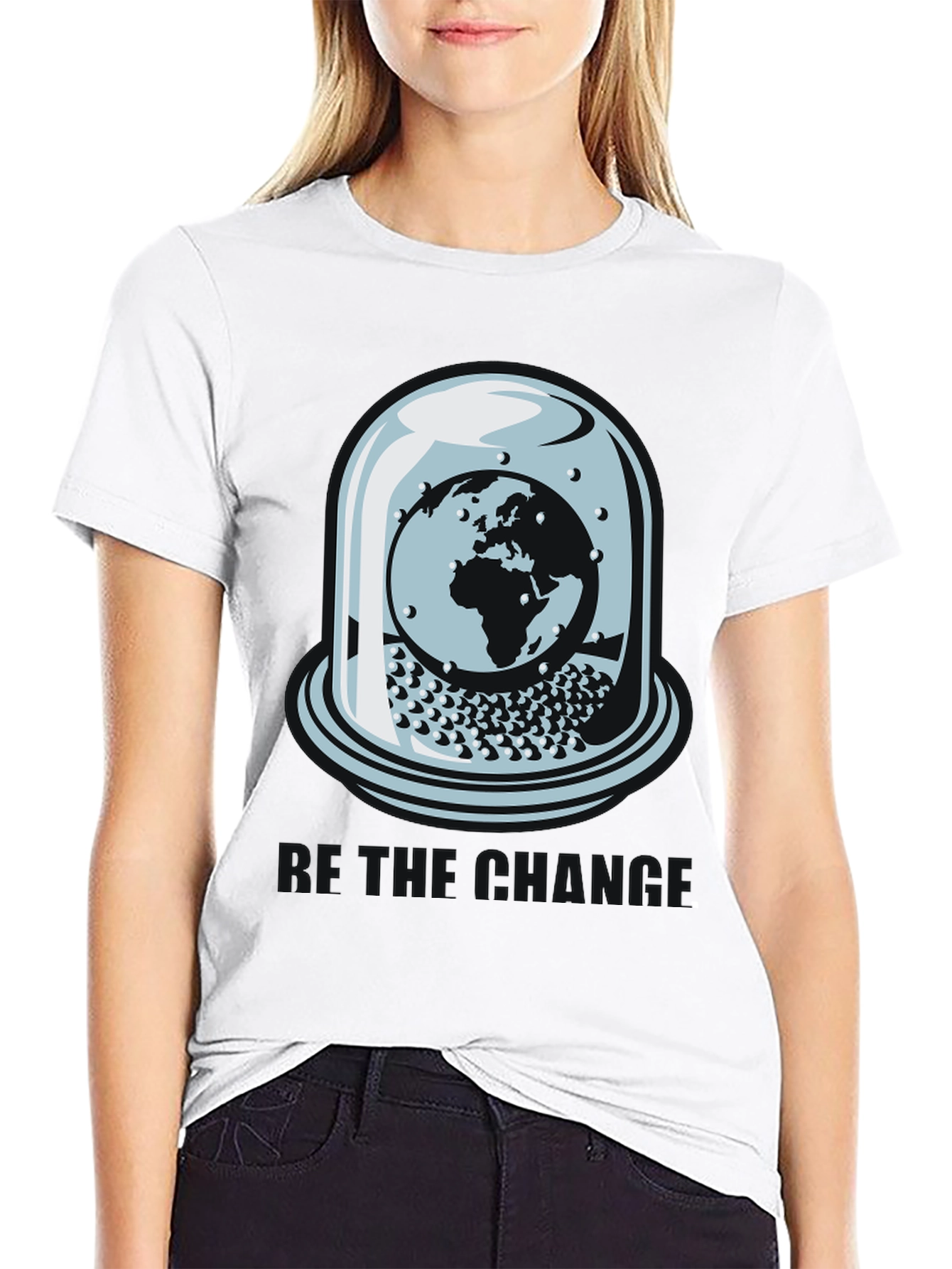 World Under Glass Black T-Shirt