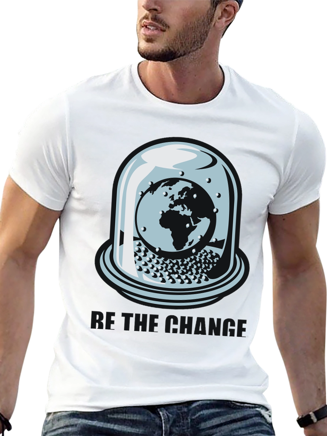 World Under Glass Black T-Shirt