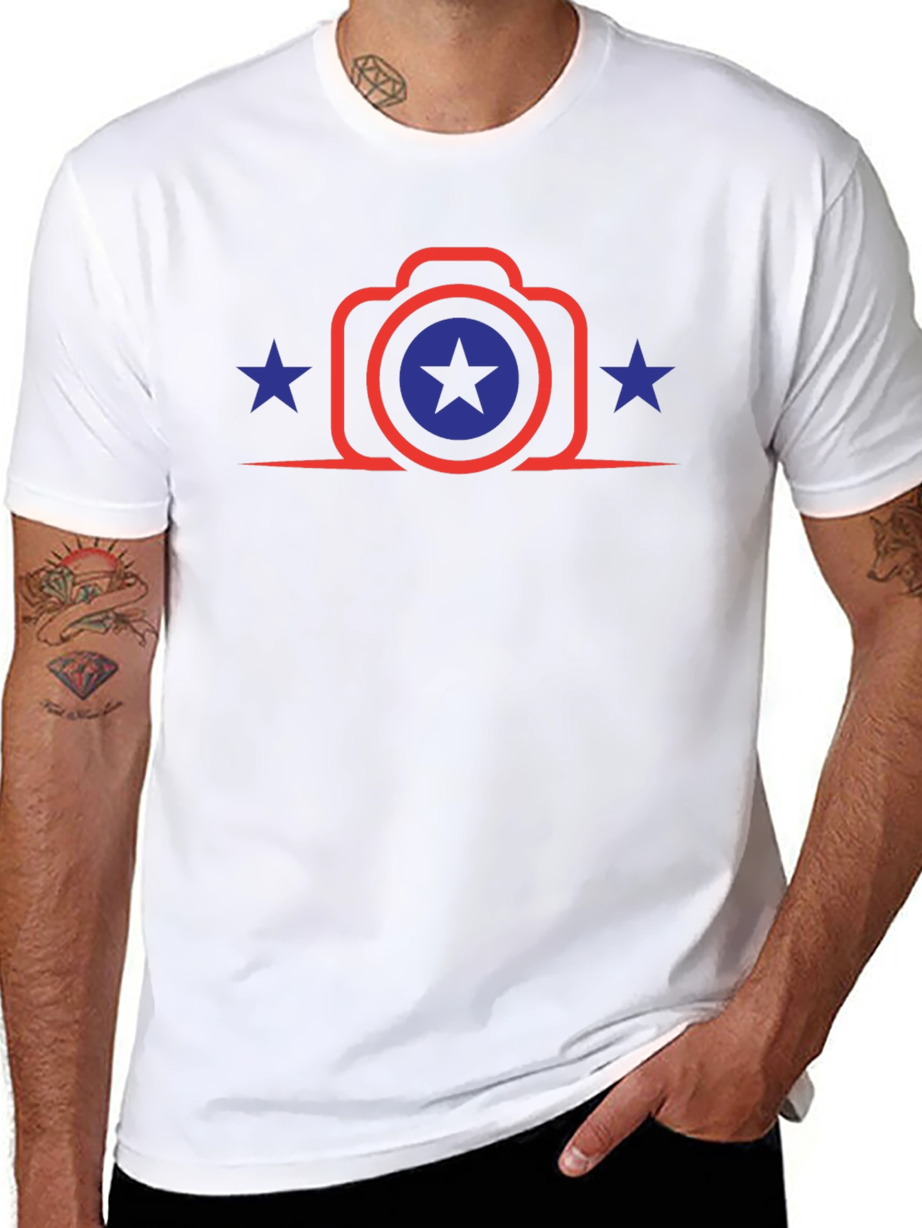 Patriotic Photographer T-Shirt
