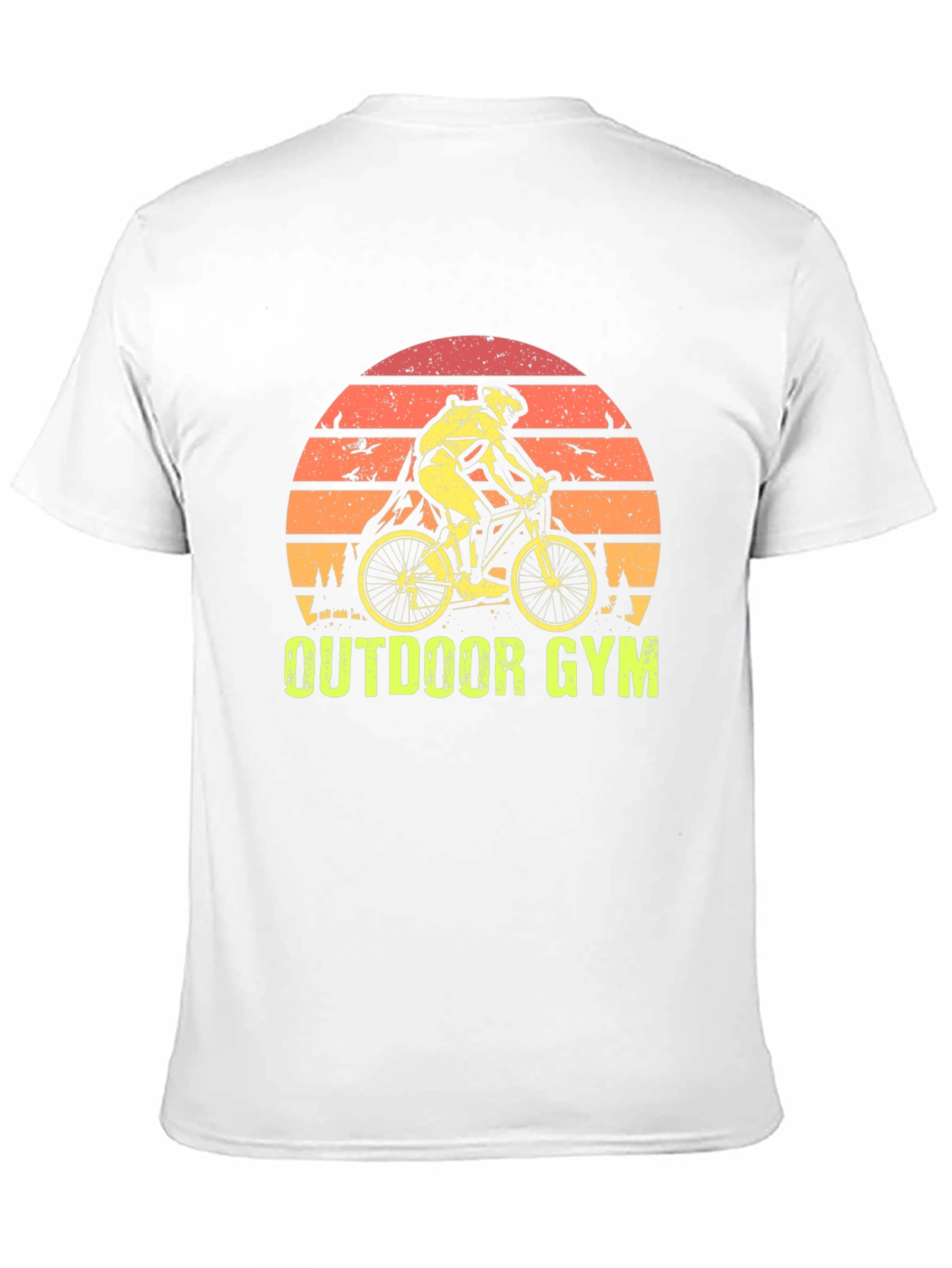 Outdoor Gym Cyclist Graphic T-Shirt