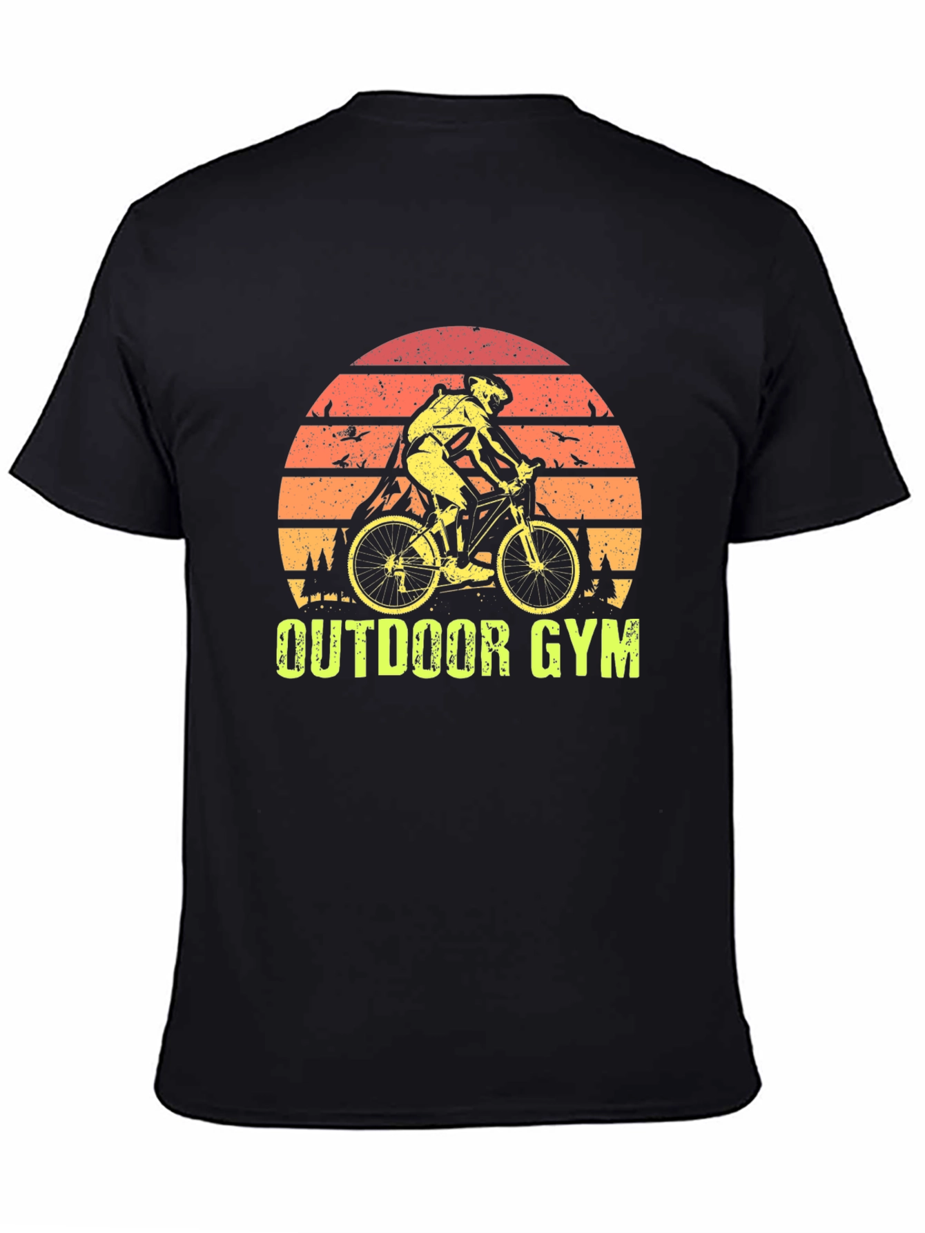 Outdoor Gym Cyclist Graphic T-Shirt