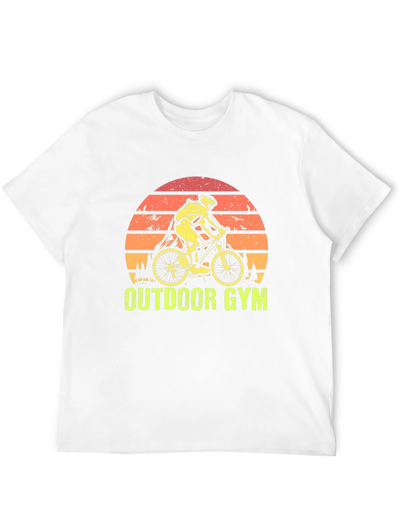 Outdoor Gym Cyclist Graphic T-Shirt
