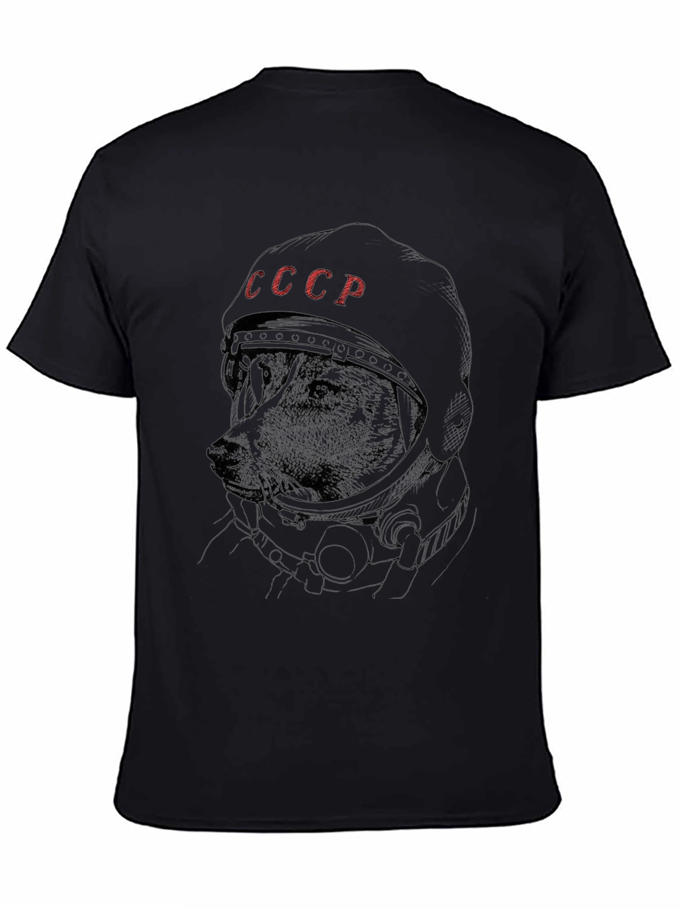 Dog Astronaut USSR T-Shirt - Space Dog Laika