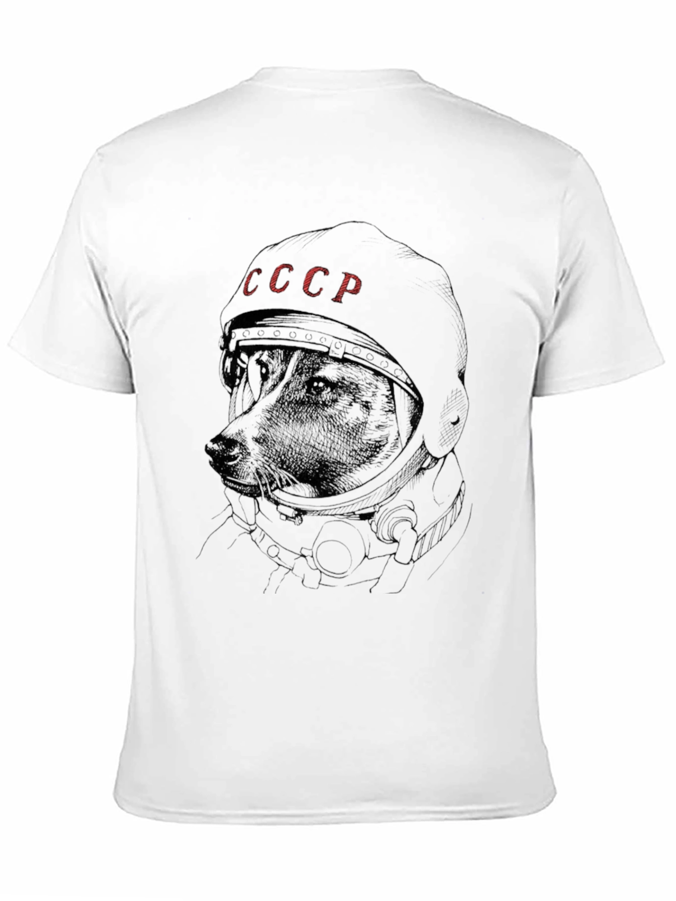 Dog Astronaut USSR T-Shirt - Space Dog Laika