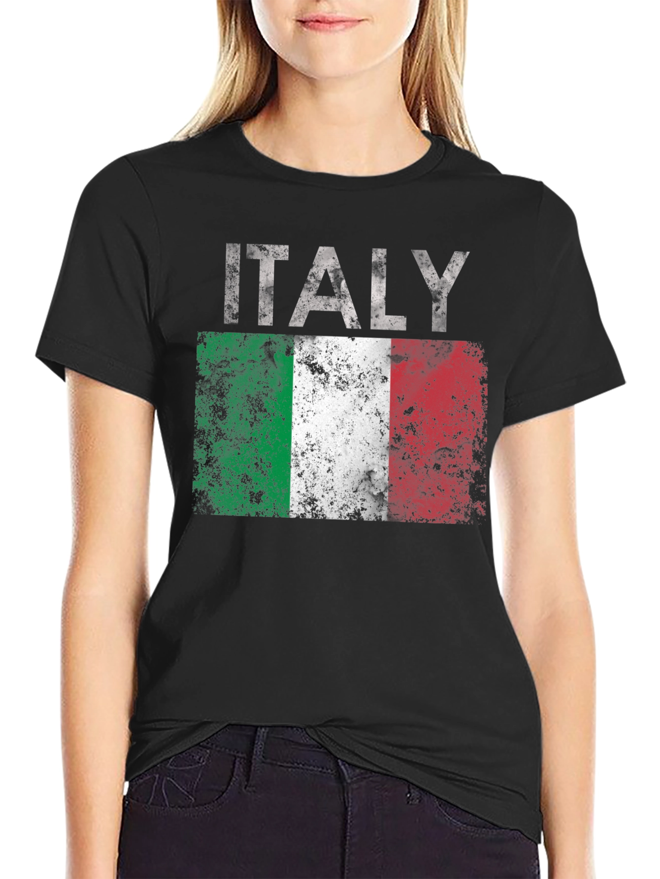 Italy Flag T-Shirt - Distressed Italian Pride Tee