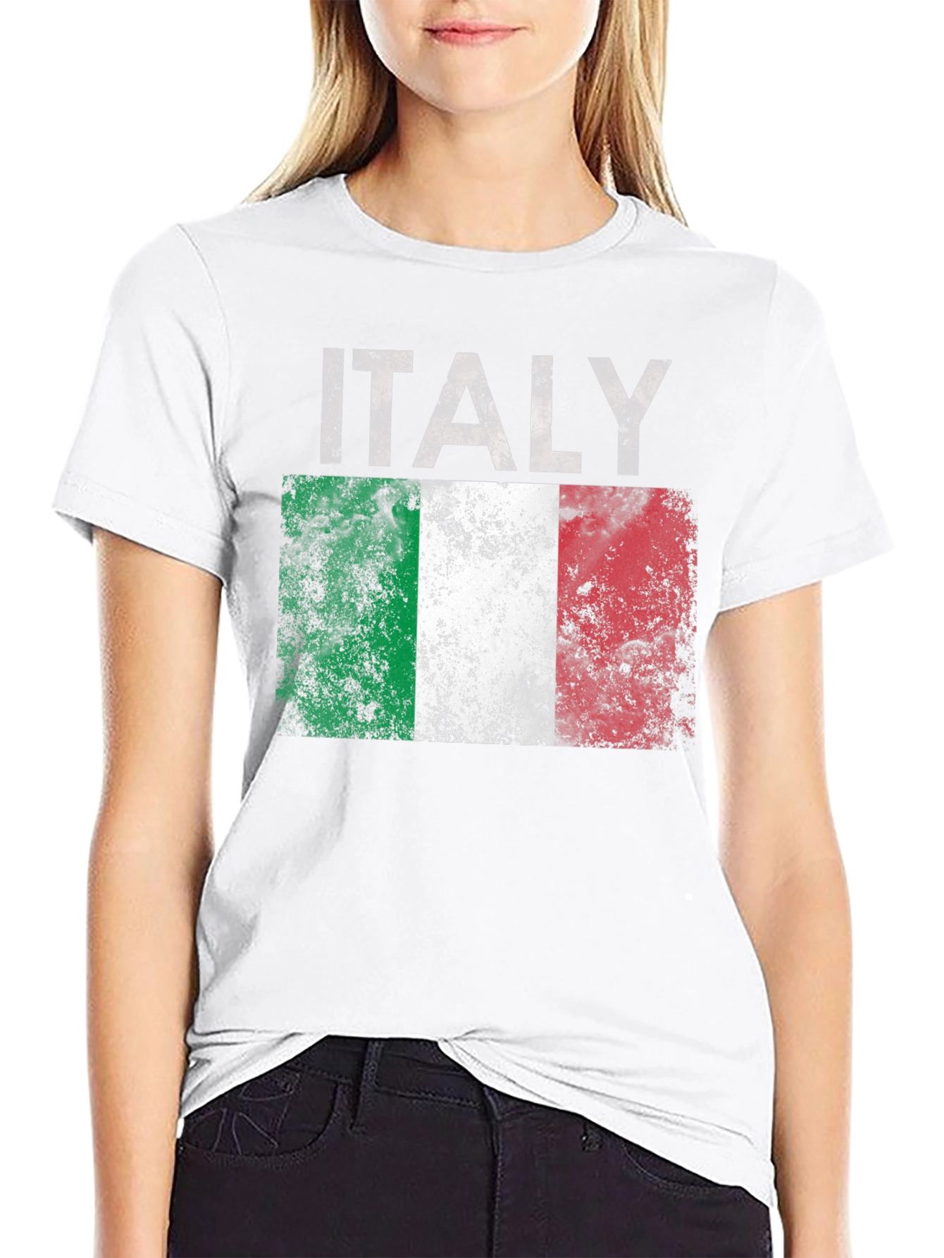 Italy Flag T-Shirt - Distressed Italian Pride Tee