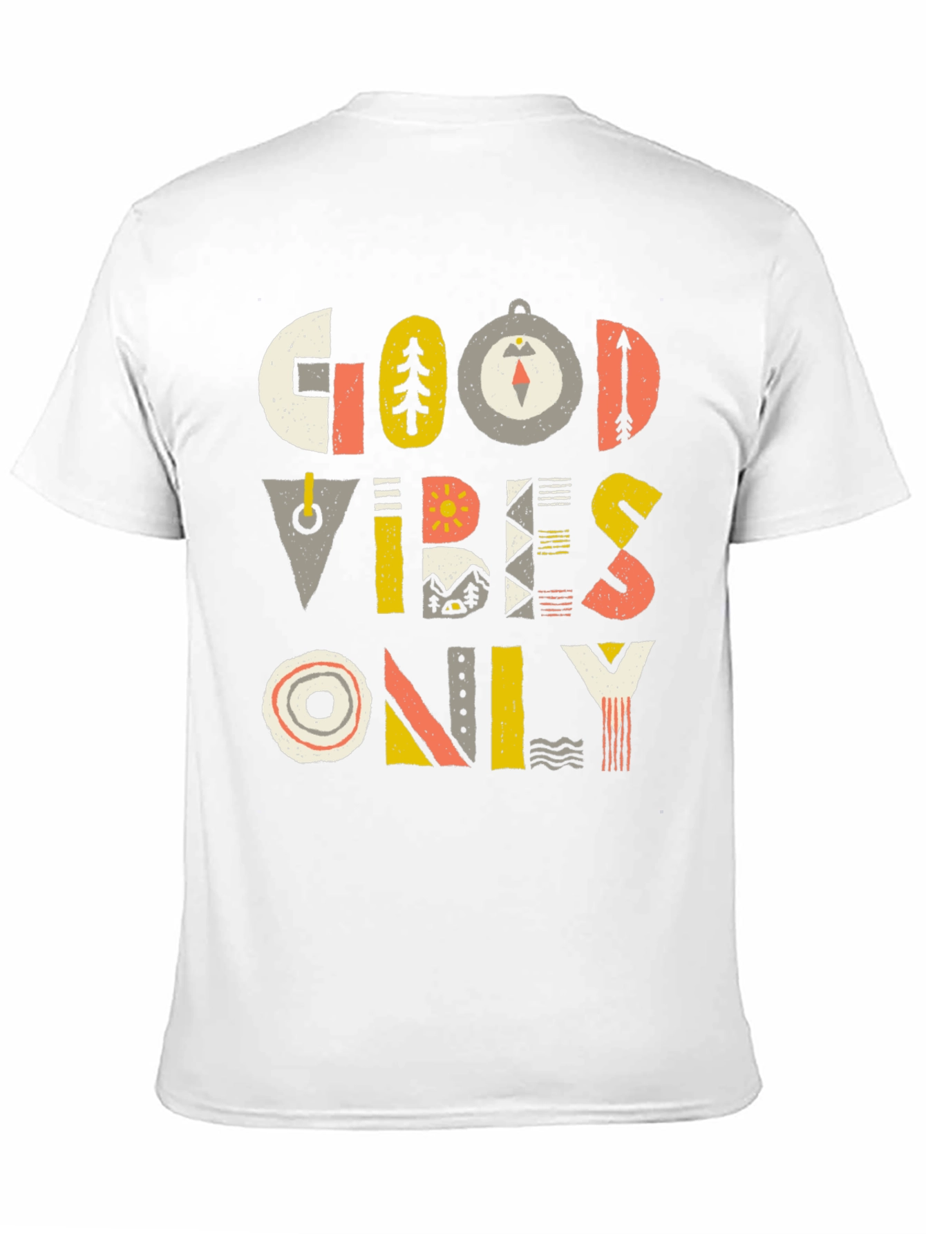 Good Vibes Only Graphic Tee - Mens Black T-Shirt