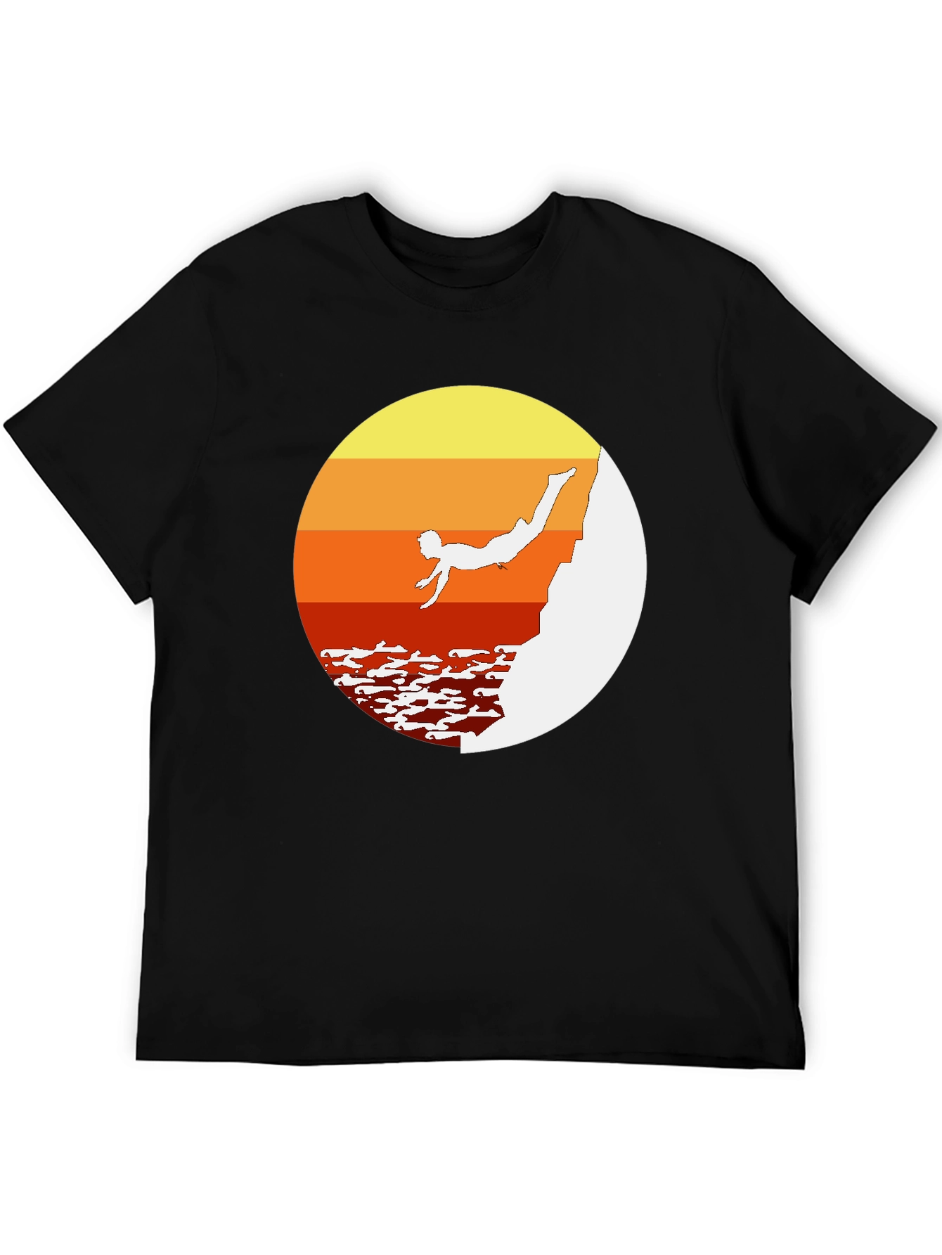 Cliff Diver Retro T-Shirt