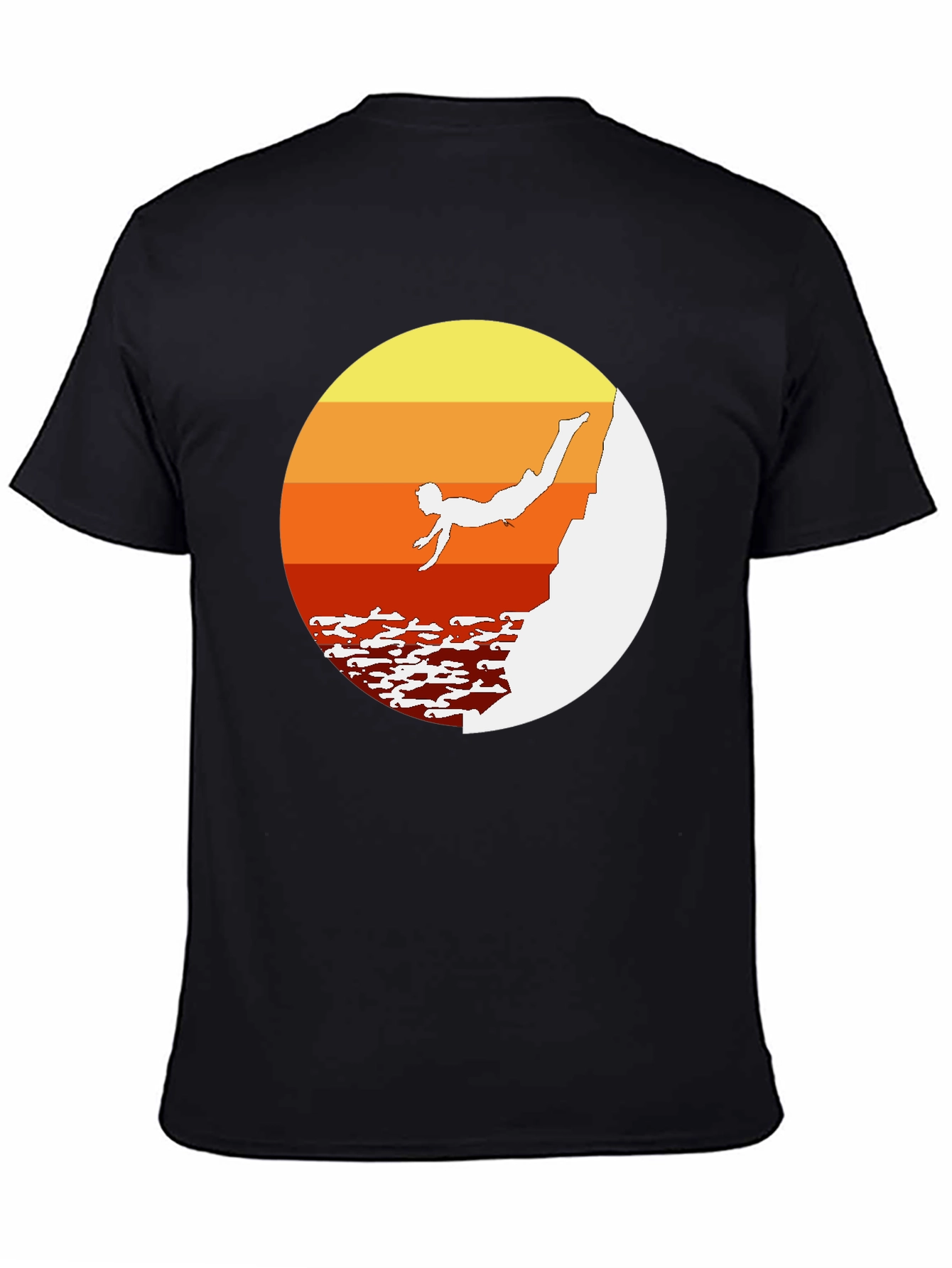 Cliff Diver Retro T-Shirt