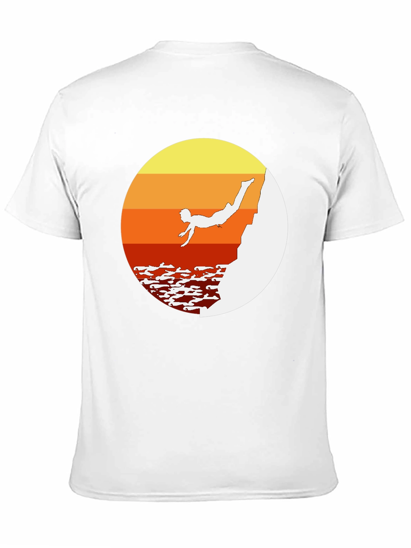 Cliff Diver Retro T-Shirt
