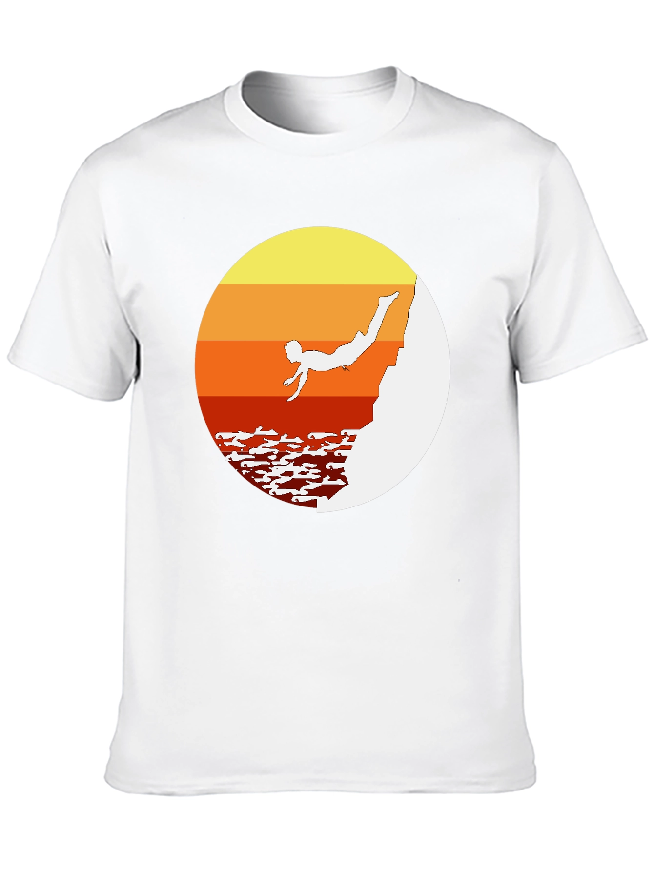 Cliff Diver Retro T-Shirt