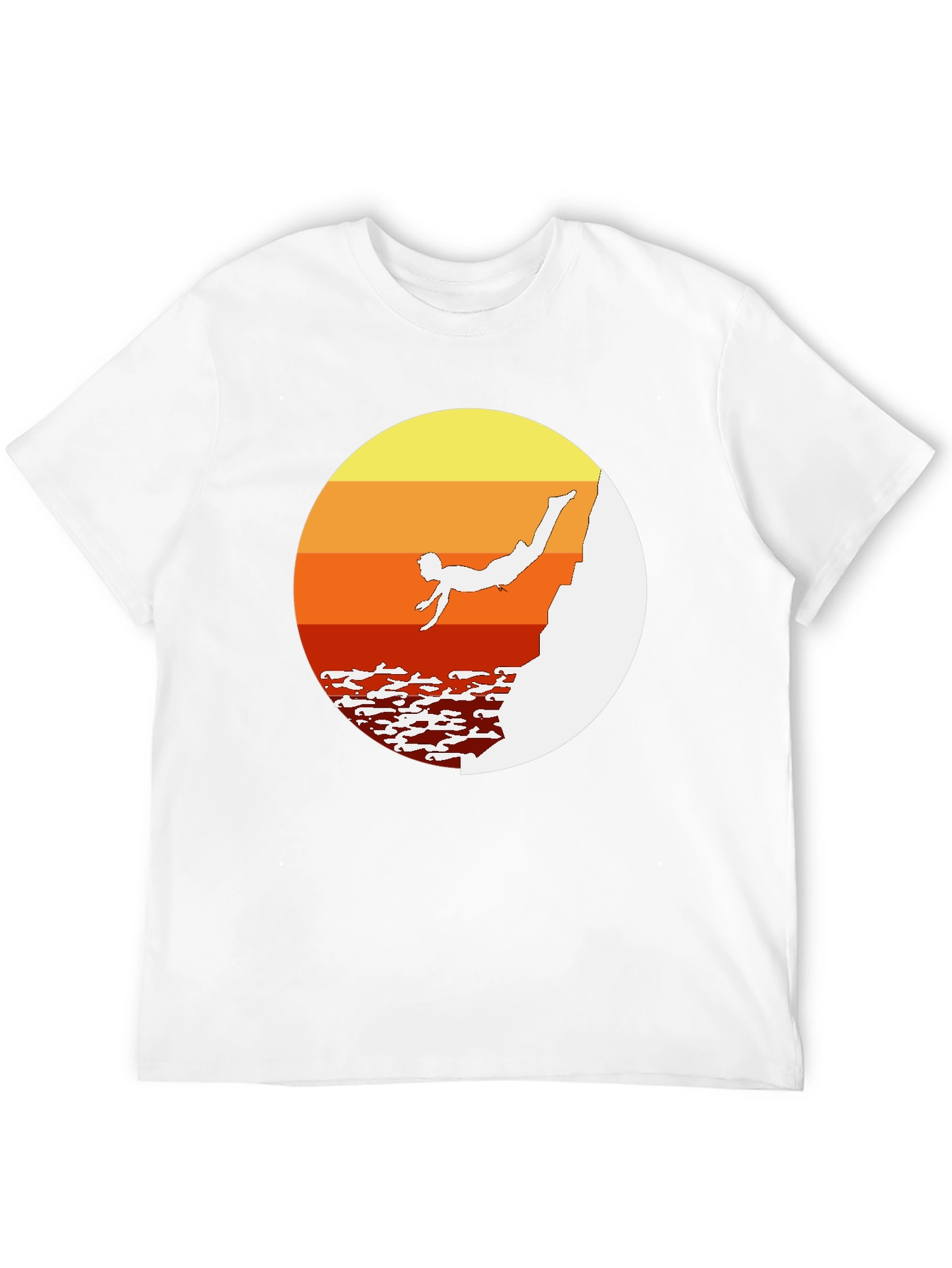 Cliff Diver Retro T-Shirt