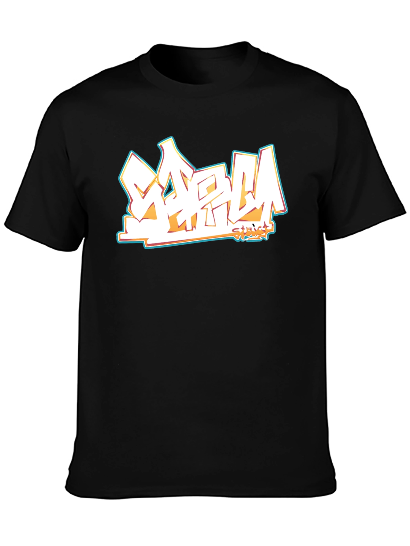 Urban Graphic Tee - Graffiti Style Print