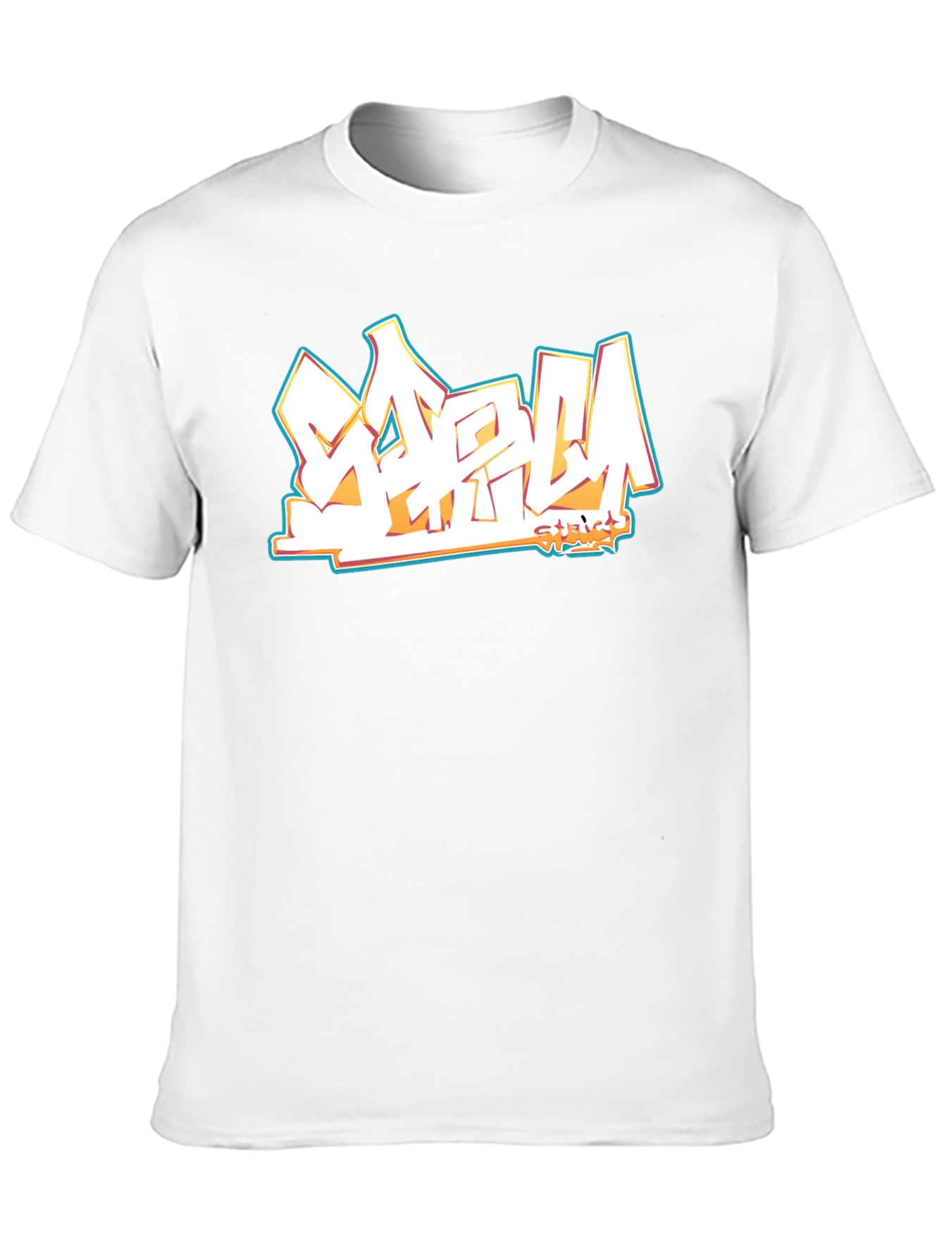 Urban Graphic Tee - Graffiti Style Print