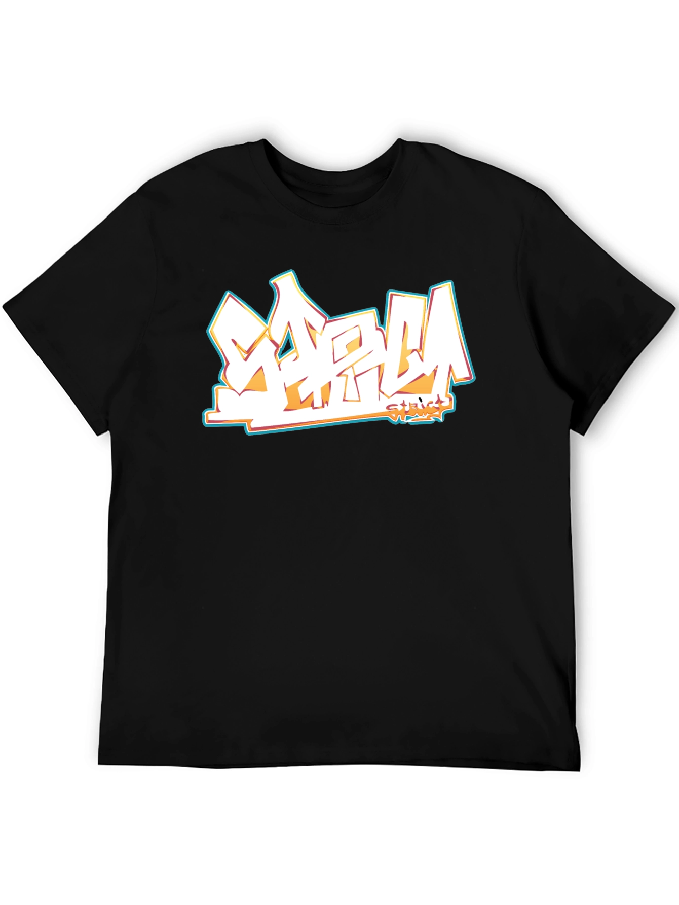 Urban Graphic Tee - Graffiti Style Print