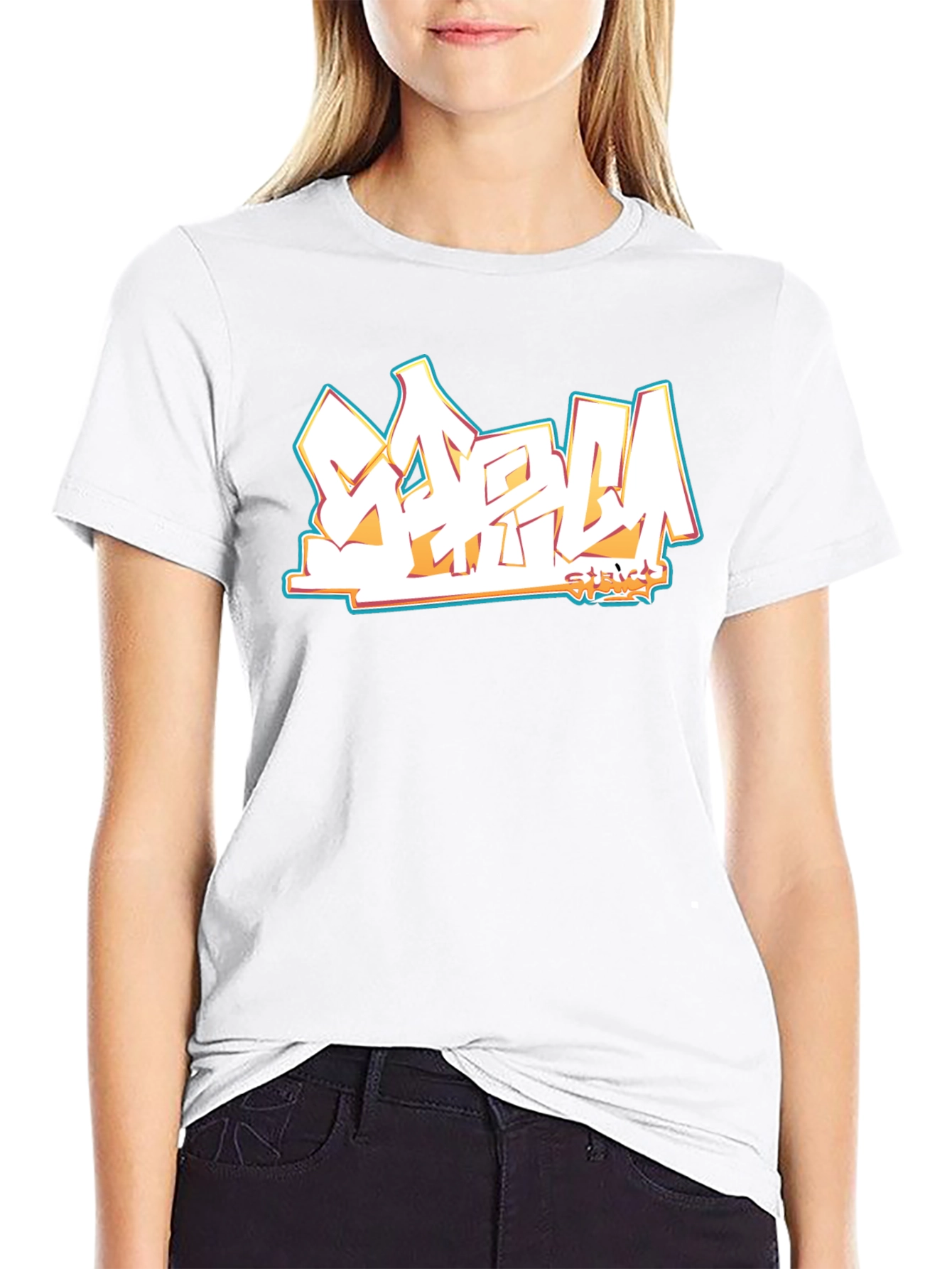 Urban Graphic Tee - Graffiti Style Print