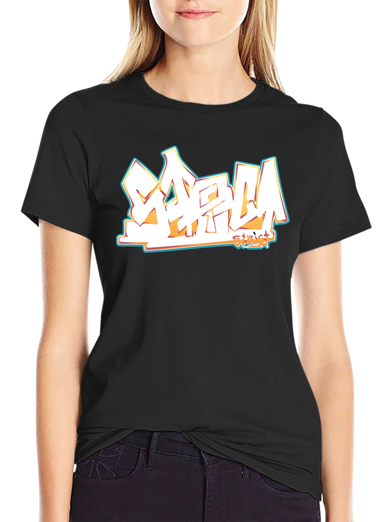 Urban Graphic Tee - Graffiti Style Print